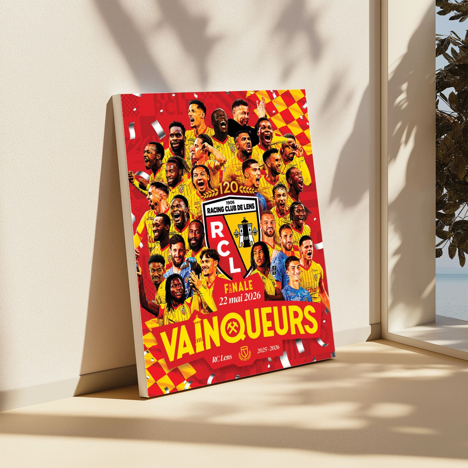 OneTrophy RC Lens - Toile Vainqueurs - Coupe de France 2026