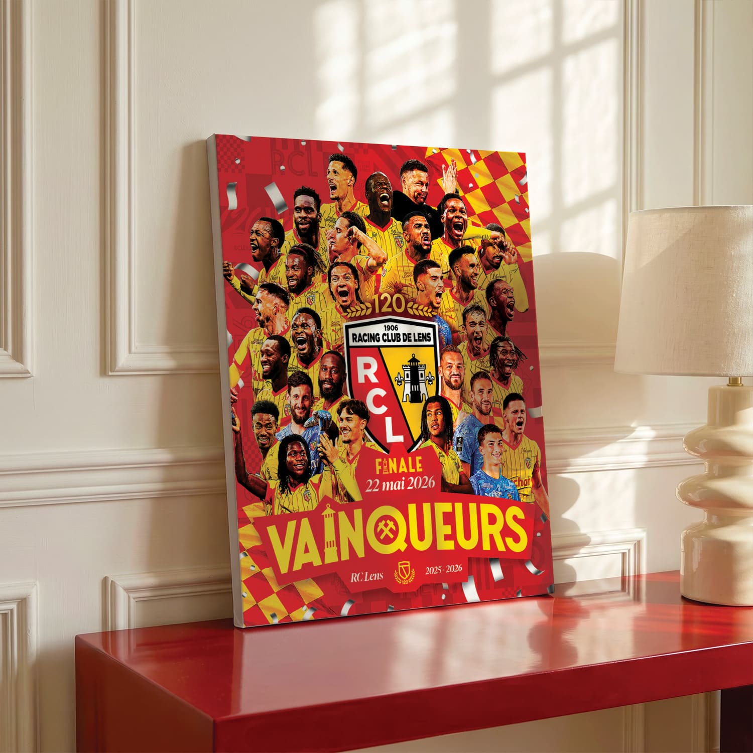 OneTrophy RC Lens - Toile Vainqueurs - Coupe de France 2026