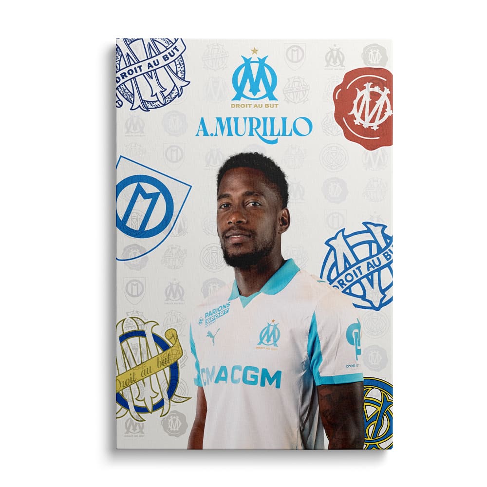 Toile officielle joueurs - Olympique de Marseille - Domicile