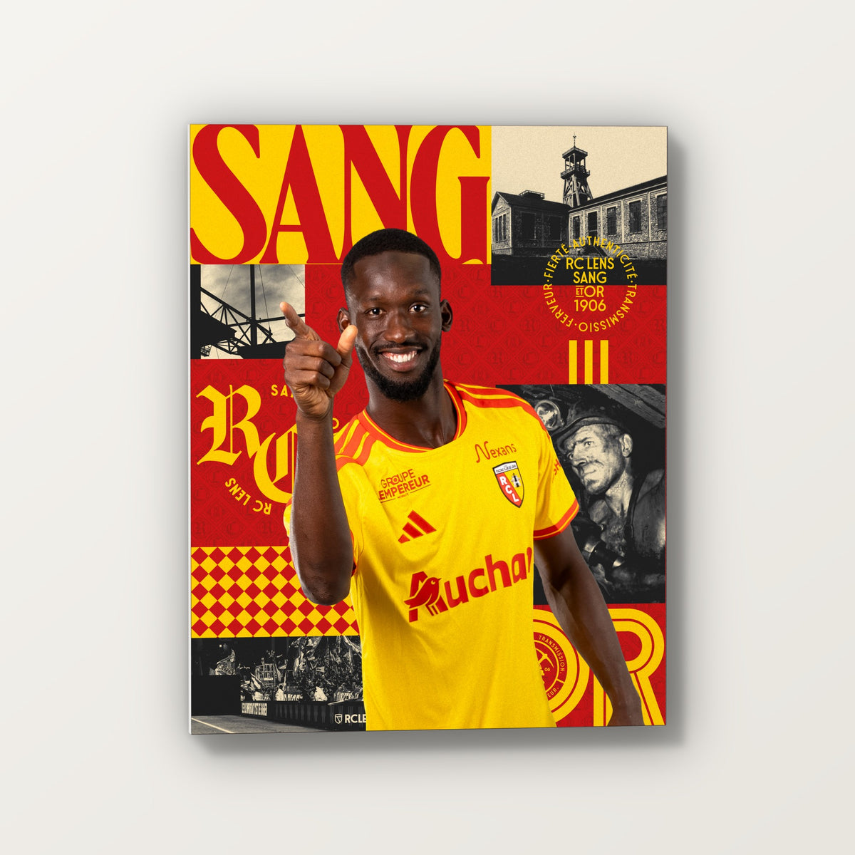 Toile joueur RC Lens Domicile – Joueur 04
