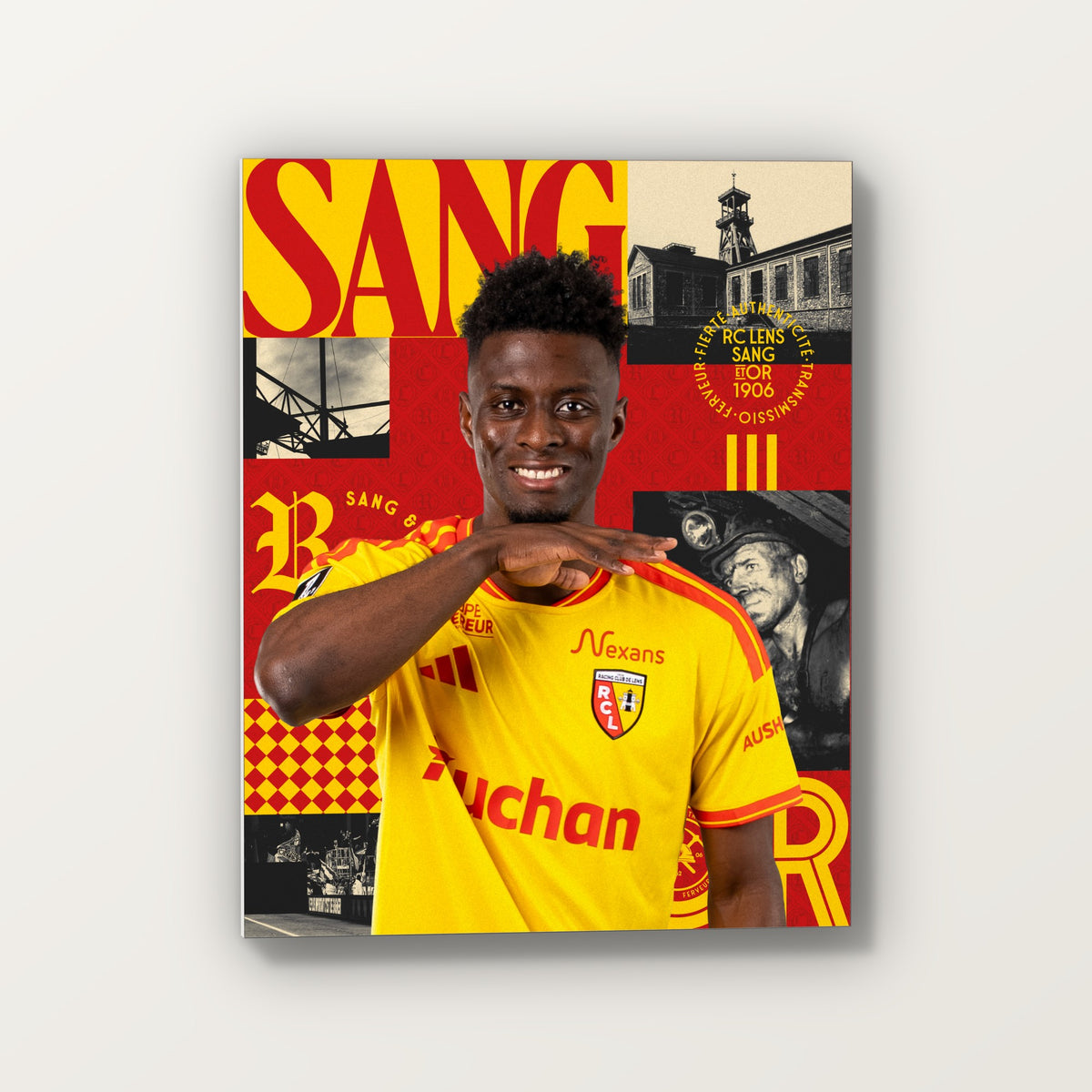Toile joueur RC Lens Domicile – Joueur 12