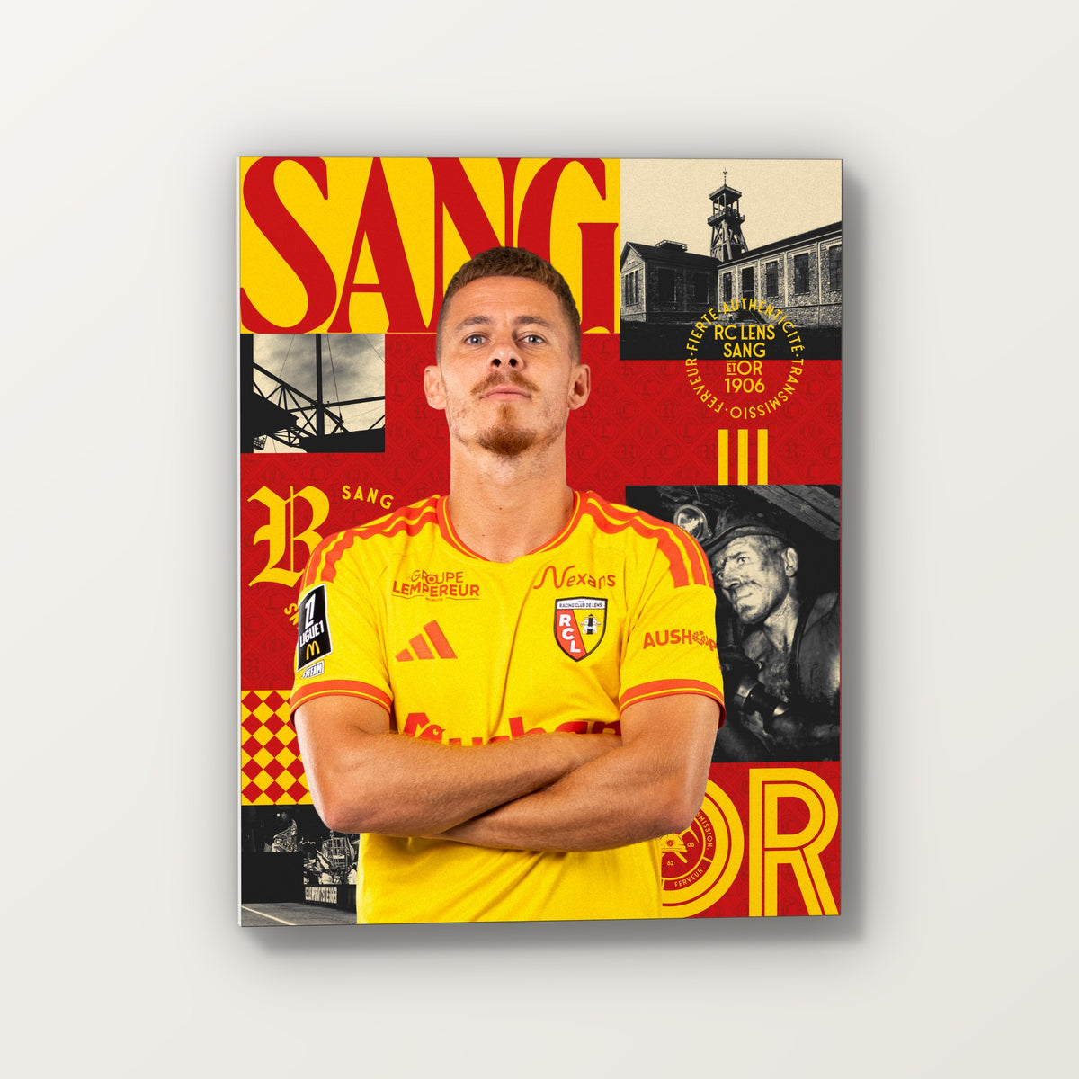 Toile joueur RC Lens Domicile – Joueur 20