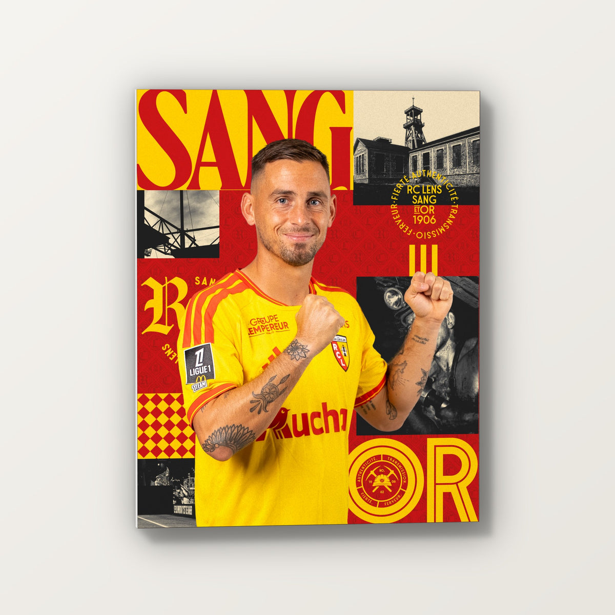 Toile joueur RC Lens Domicile – Joueur 21