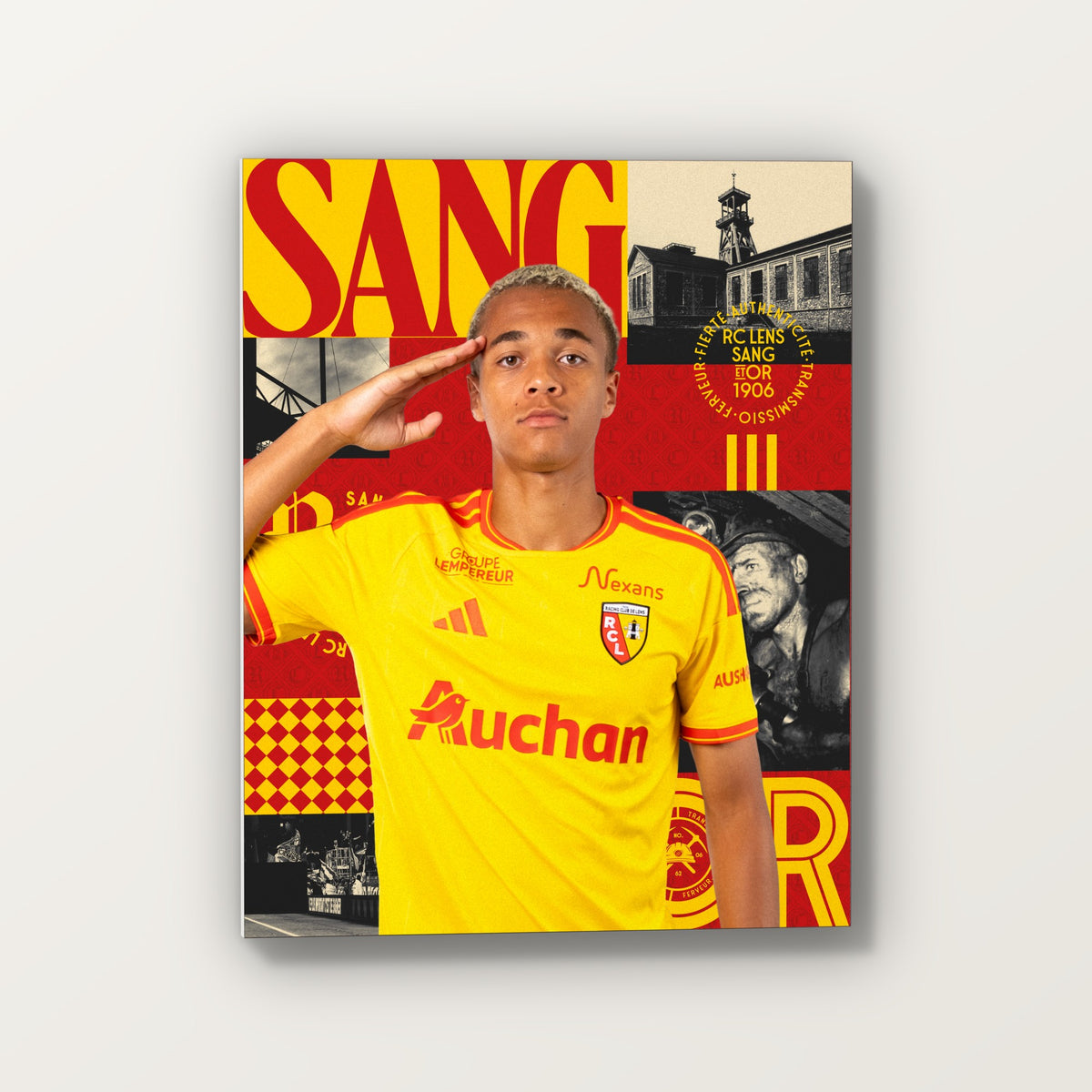 Toile joueur RC Lens Domicile – Joueur 24