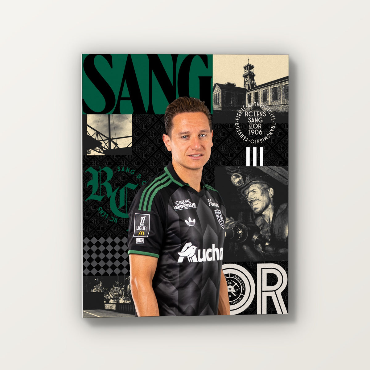 Toile joueur RC Lens Extérieur – Florian Thauvin