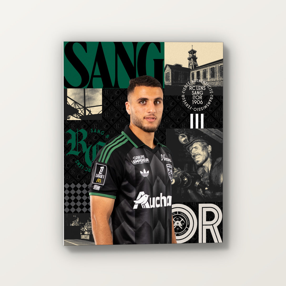 Toile joueur RC Lens Extérieur – Joueur 05