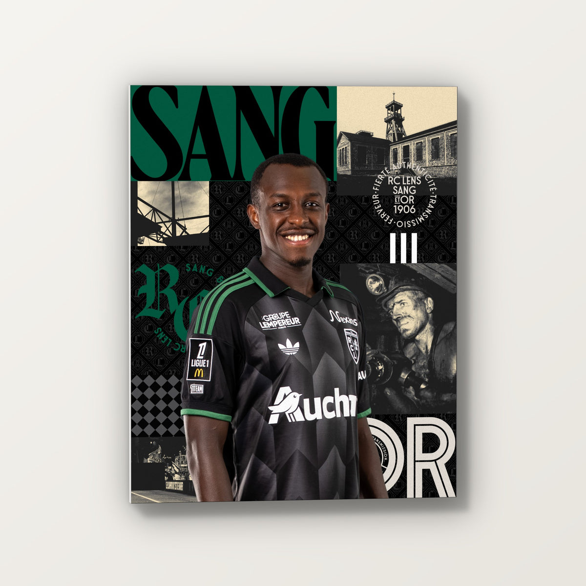 Toile joueur RC Lens Extérieur – Joueur 06