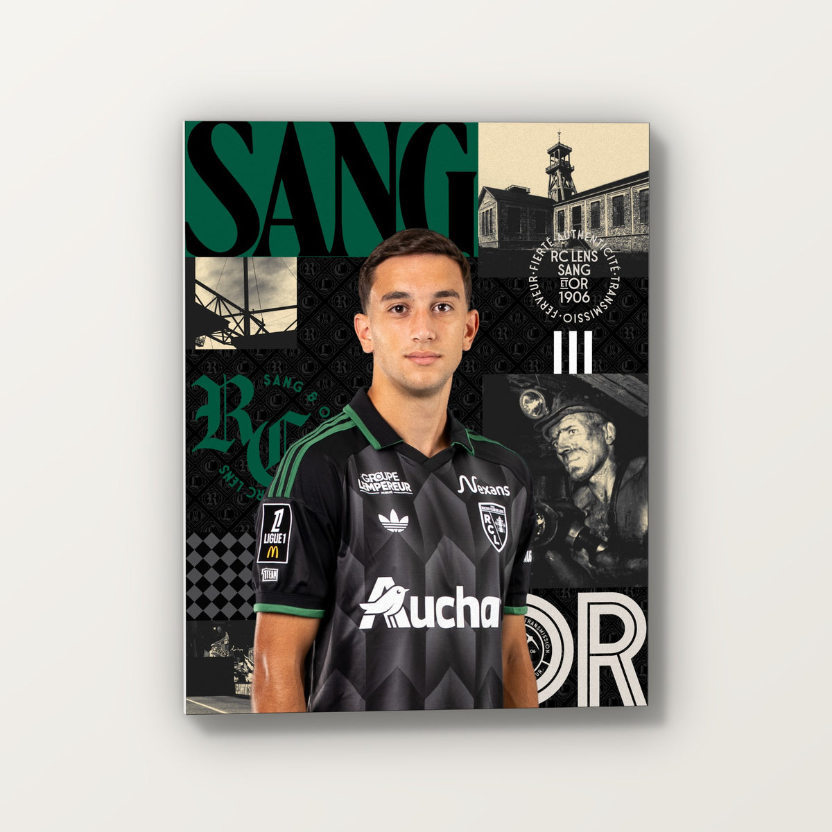 Toile joueur RC Lens Extérieur – Joueur 09