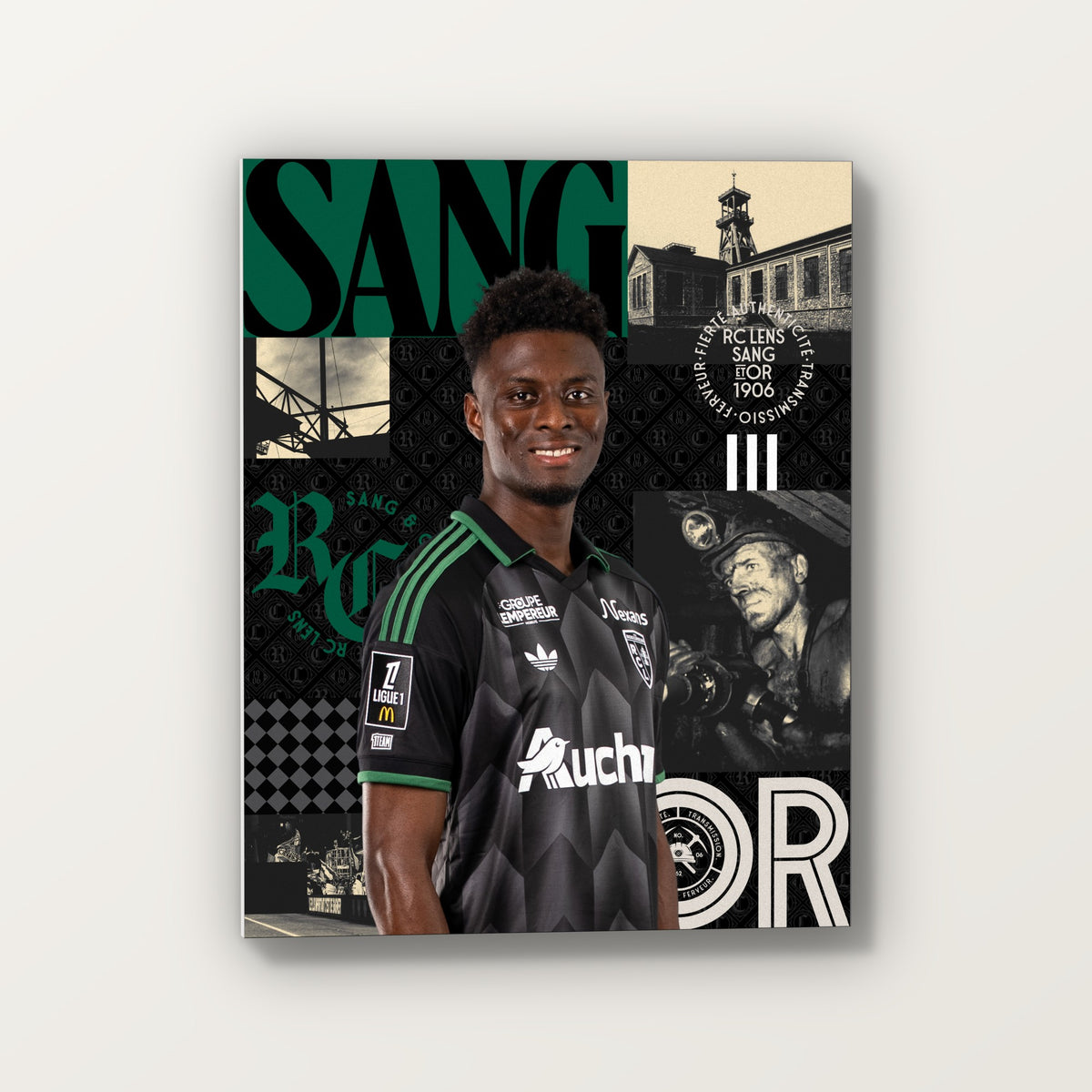 Toile joueur RC Lens Extérieur – Joueur 12