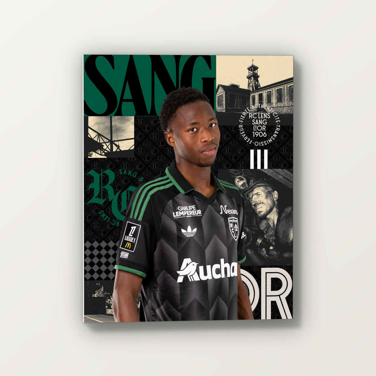 Toile joueur RC Lens Extérieur – Joueur 16
