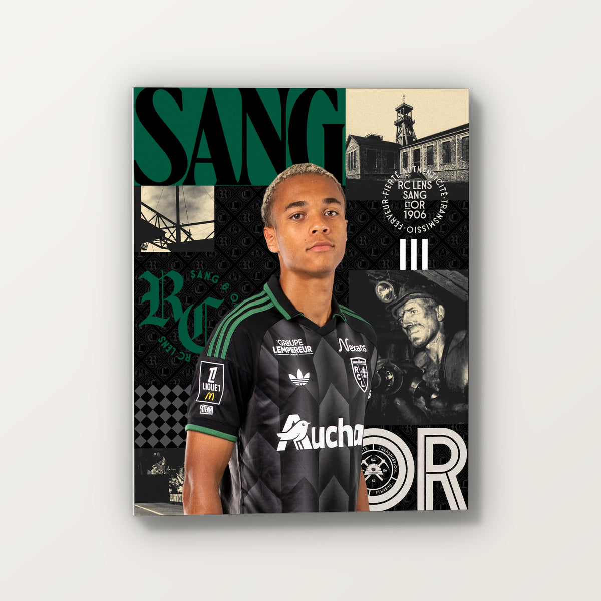 Toile joueur RC Lens Extérieur – Joueur 22