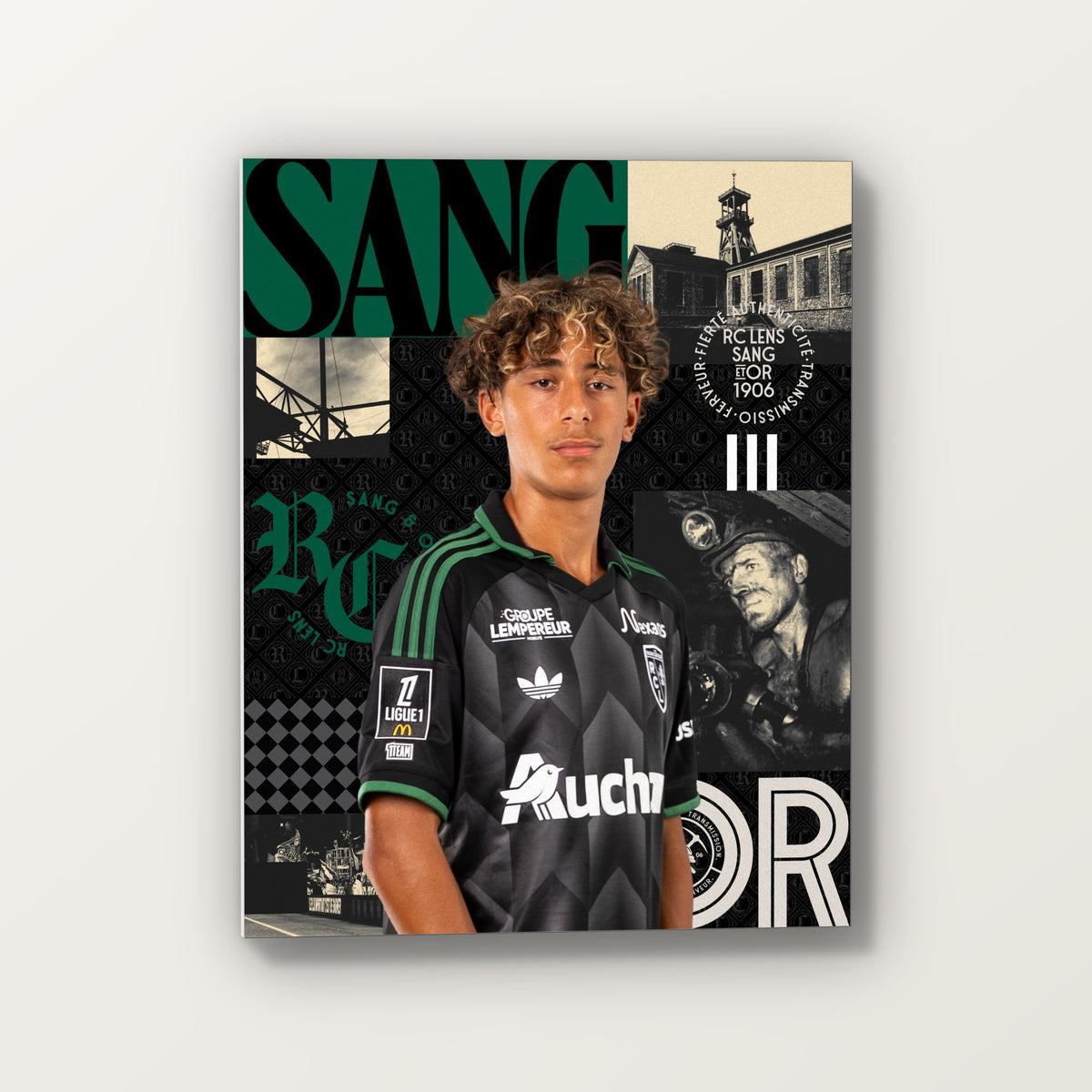 Toile joueur RC Lens Extérieur – Joueur 23