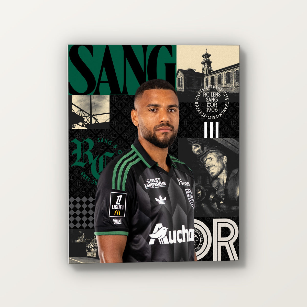 Toile joueur RC Lens Extérieur – Joueur 25