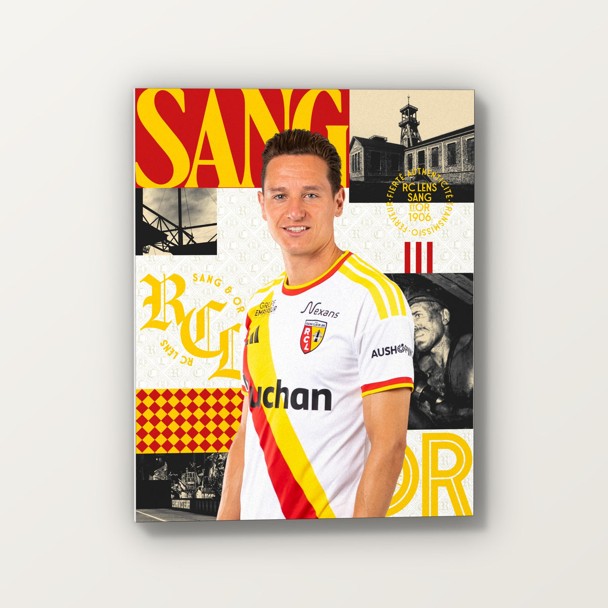 Toile joueur RC Lens Third – Florian Thauvin