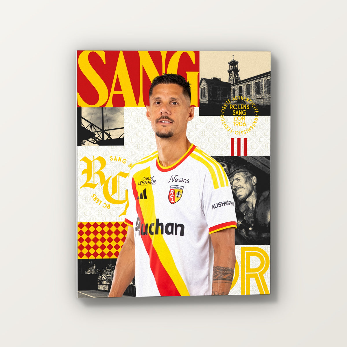 Toile joueur RC Lens Third – Joueur 03
