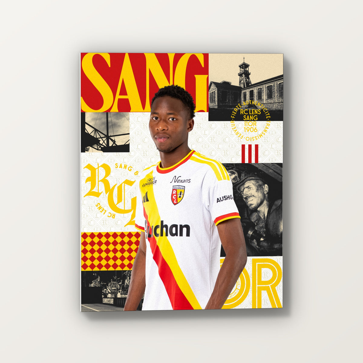 Toile joueur RC Lens Third – Joueur 04