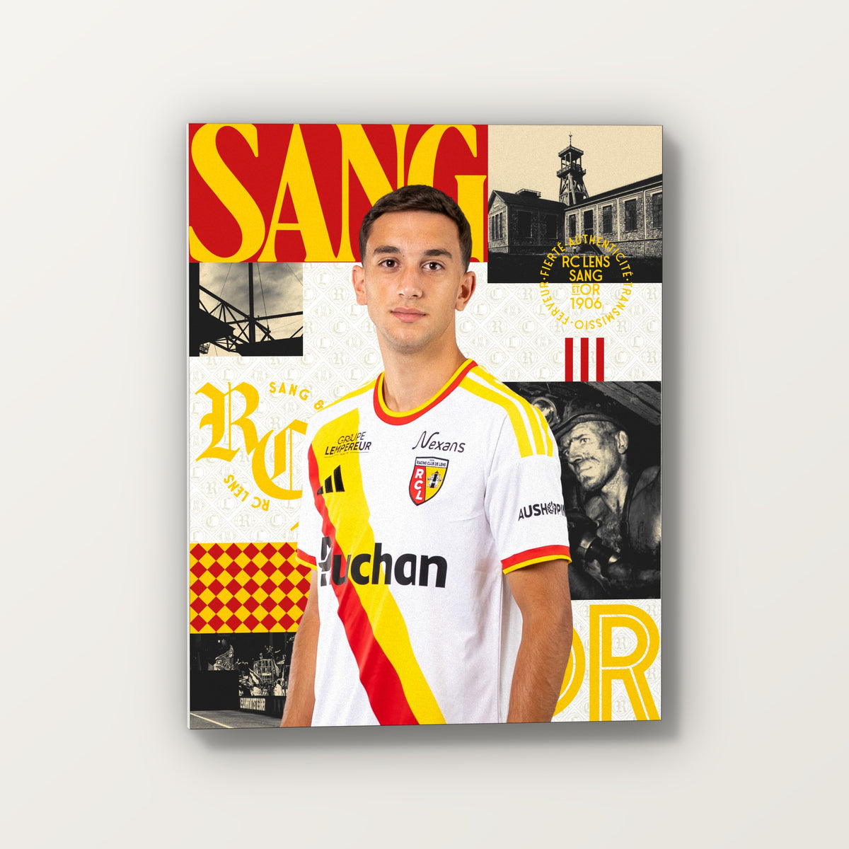 Toile joueur RC Lens Third – Joueur 07