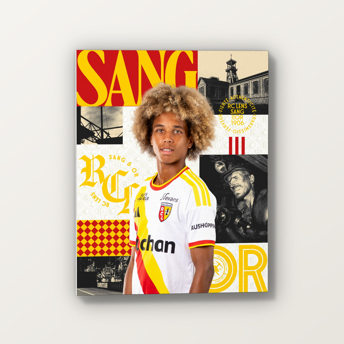 Toile joueur RC Lens Third – Joueur 13
