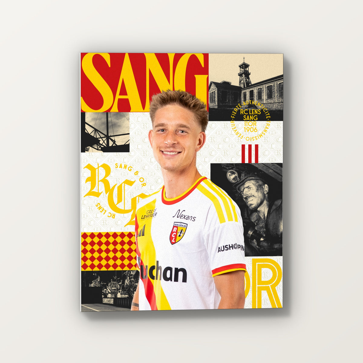 Toile joueur RC Lens Third – Joueur 14
