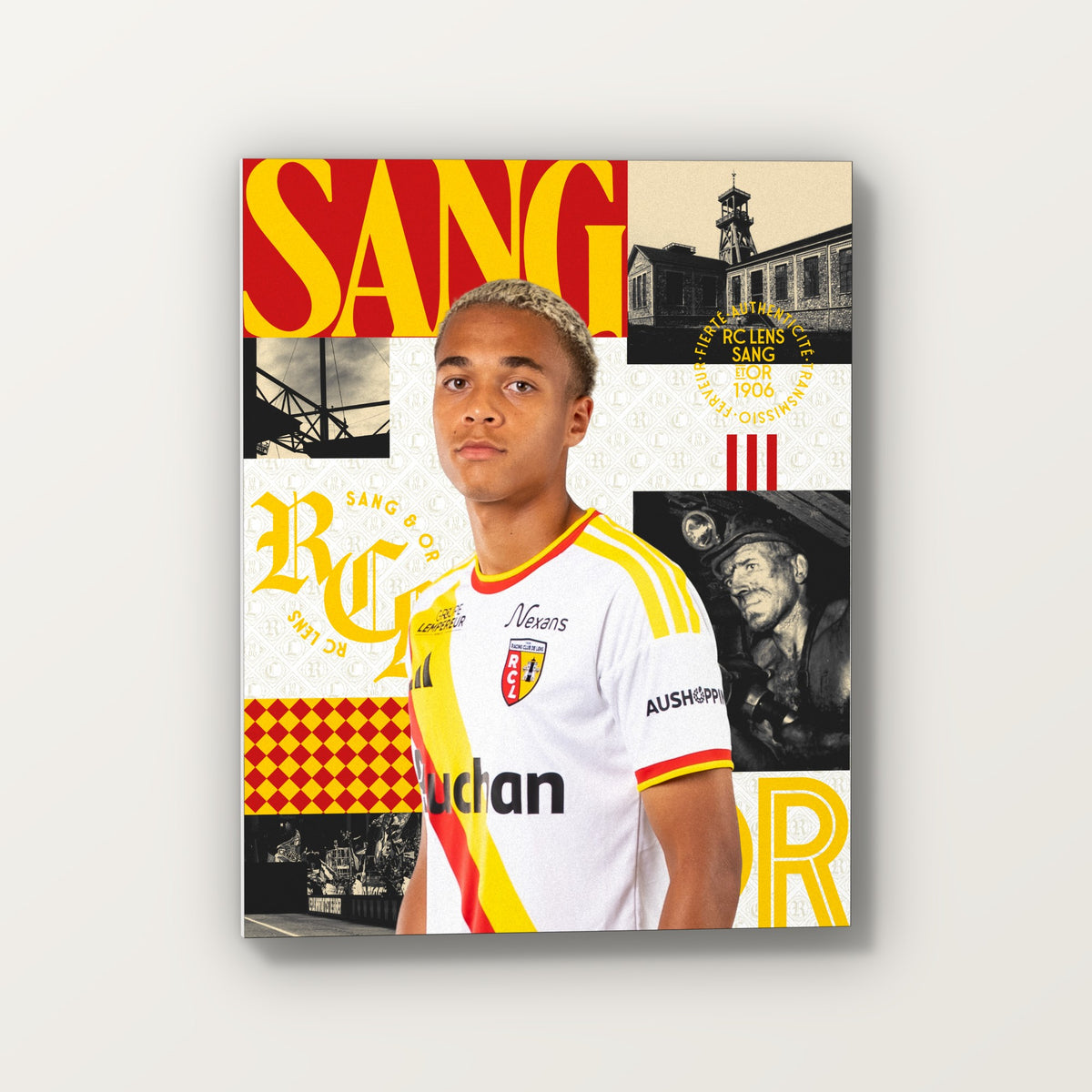 Toile joueur RC Lens Third – Joueur 16
