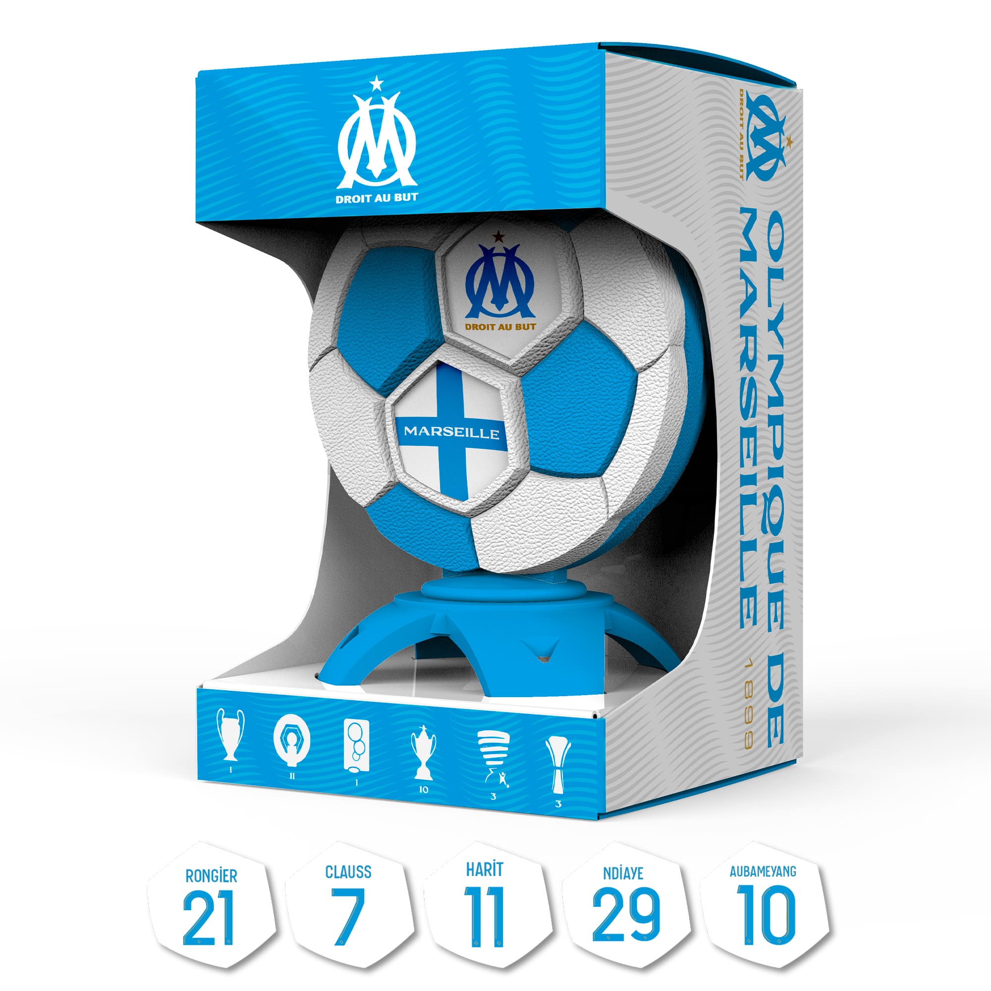OneTrophy x Olympique de Marseille - Pochette de noms de joueurs offerte