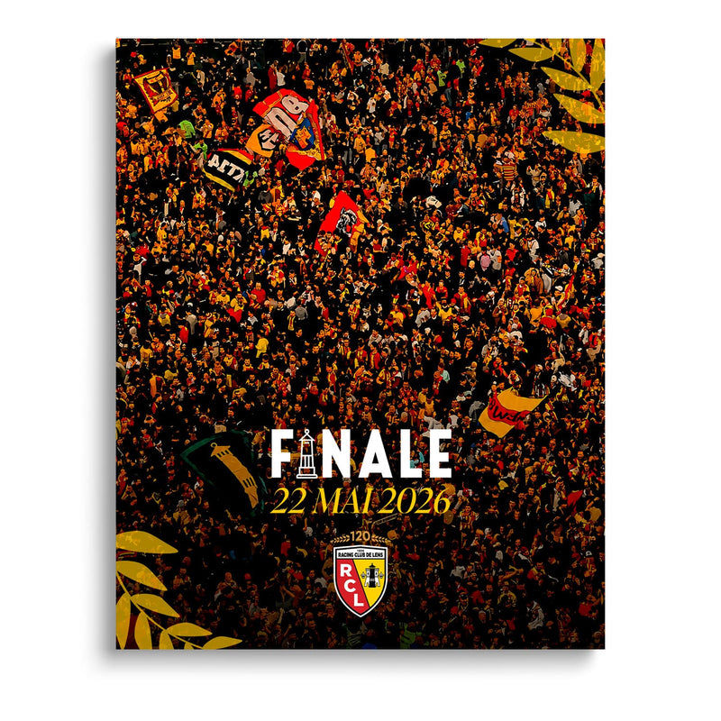 Toile RC Lens – Finale de la Coupe de France, 22 mai 2026