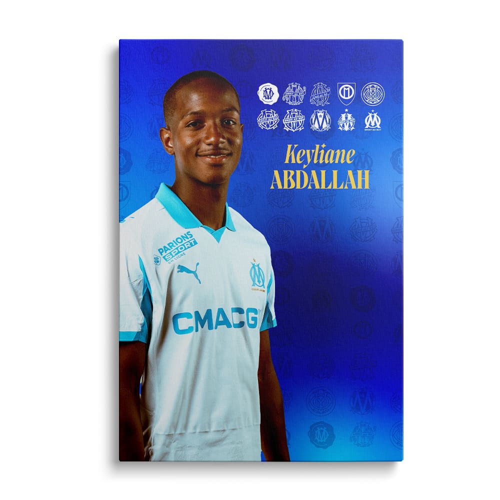 Toile officielle joueurs - Olympique de Marseille - Extérieur
