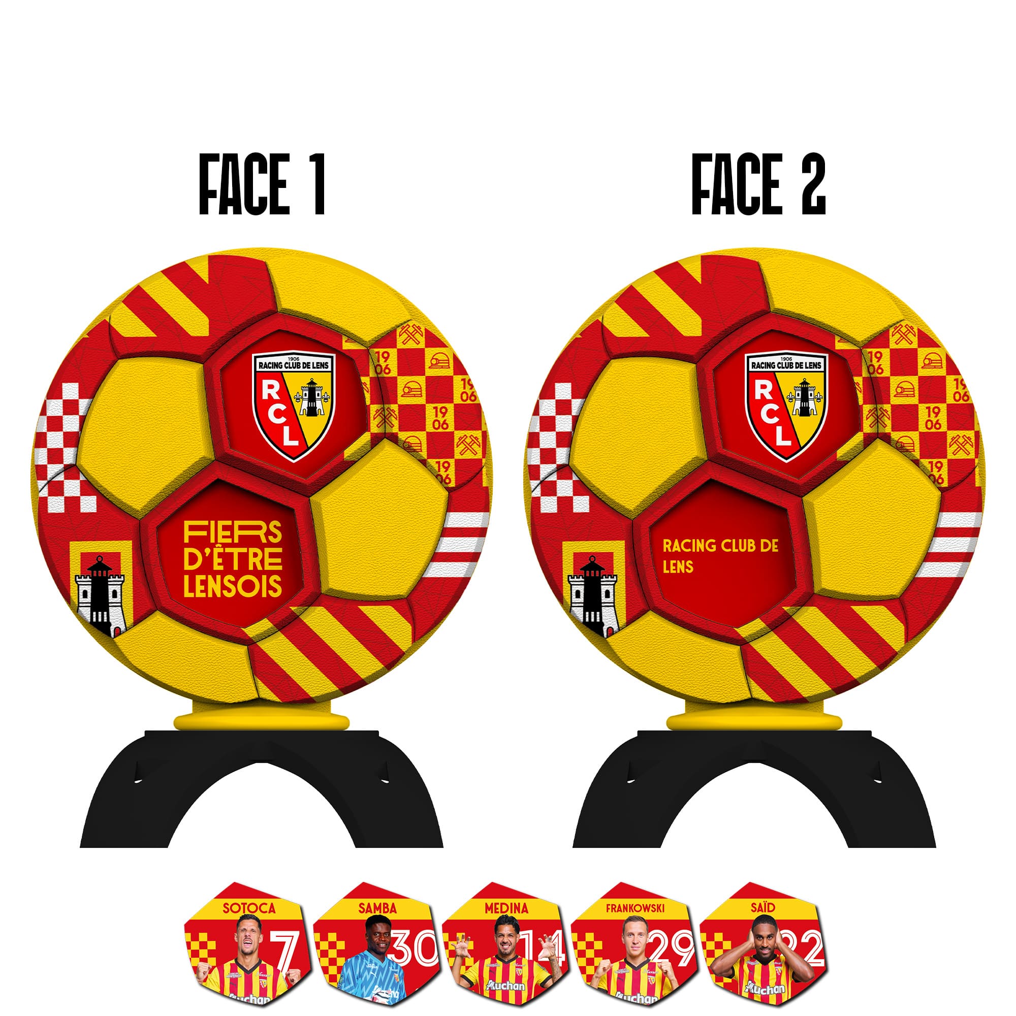 RC Lens - Trophée personnalisable