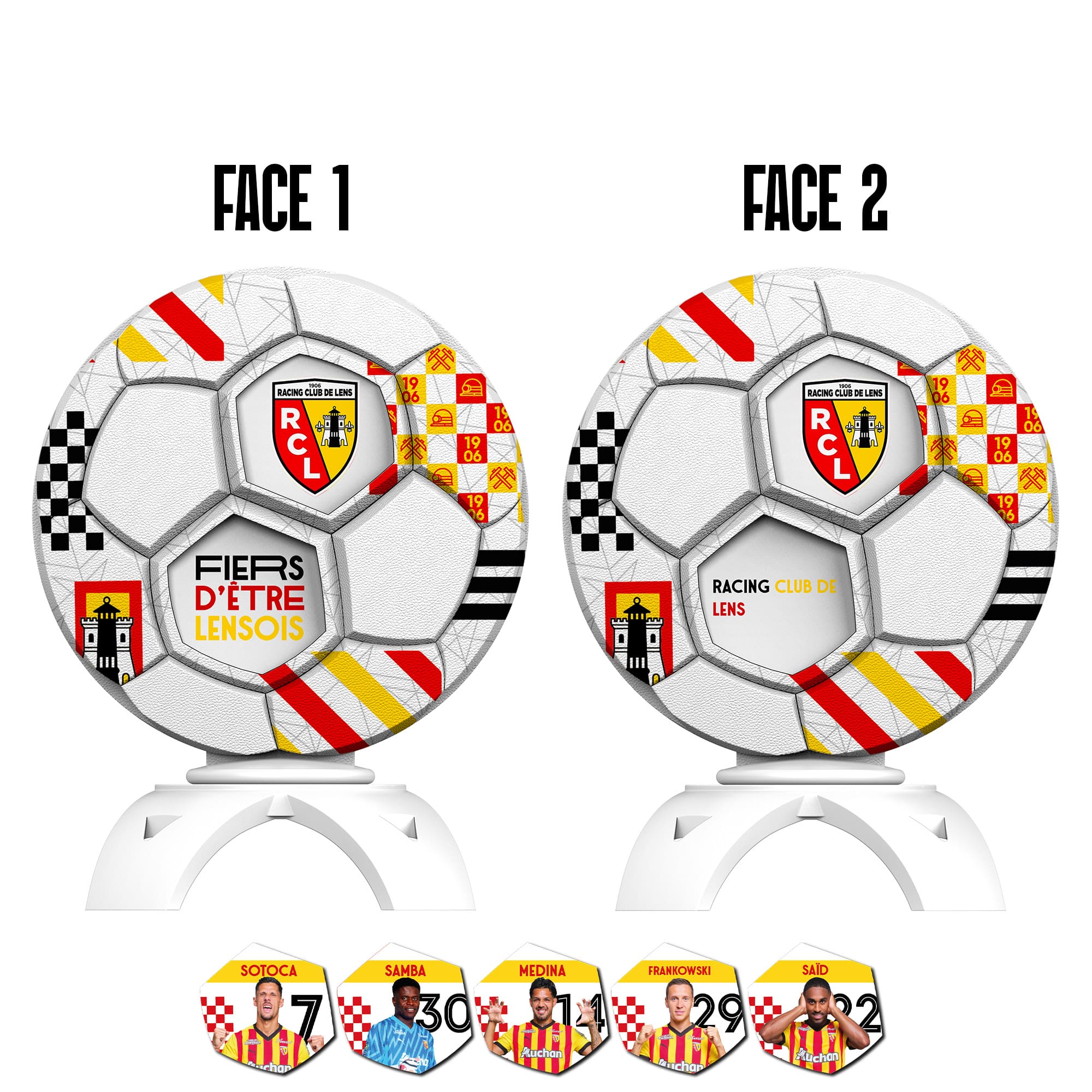 RC Lens - Trophée personnalisable