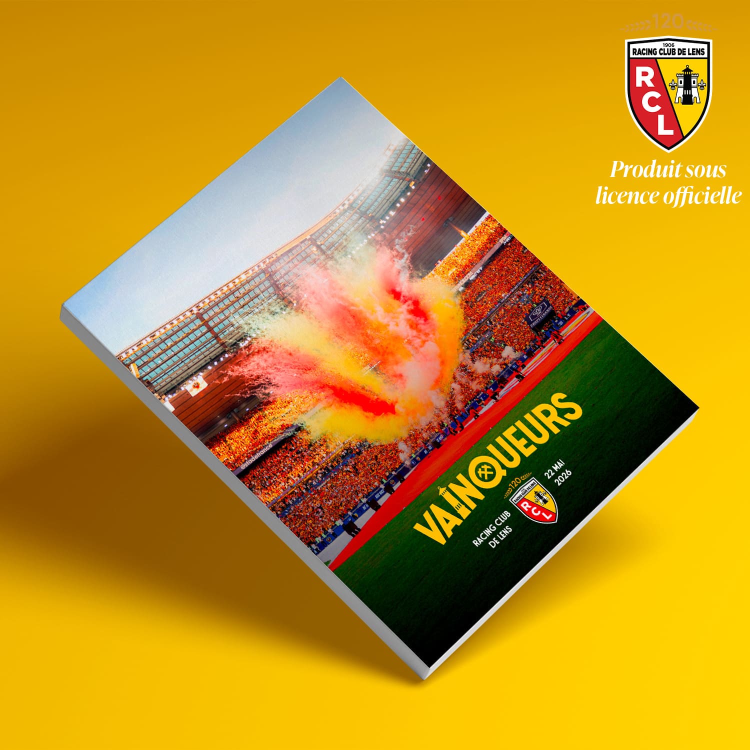 Toile RC Lens Vainqueurs 2026 – Édition Officielle