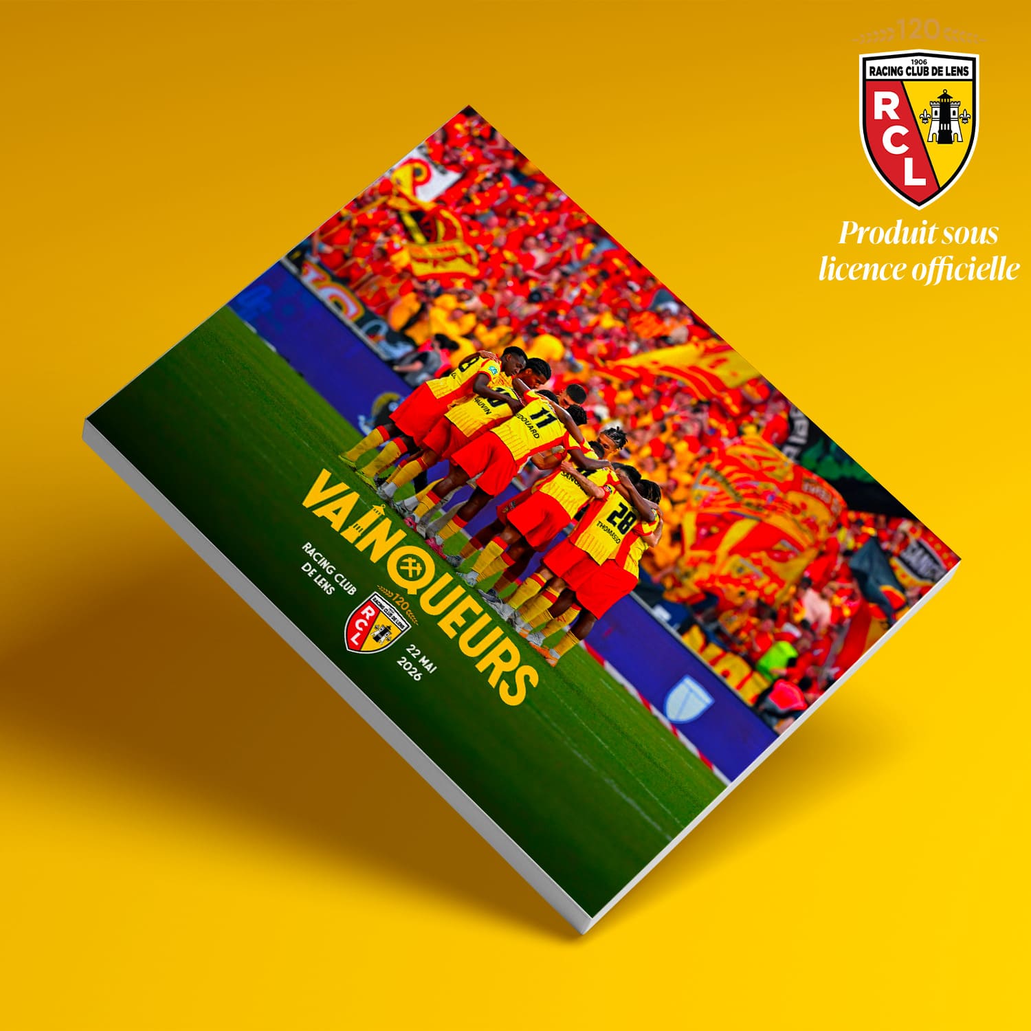 Toile RC Lens Vainqueurs 2026 – Édition Officielle