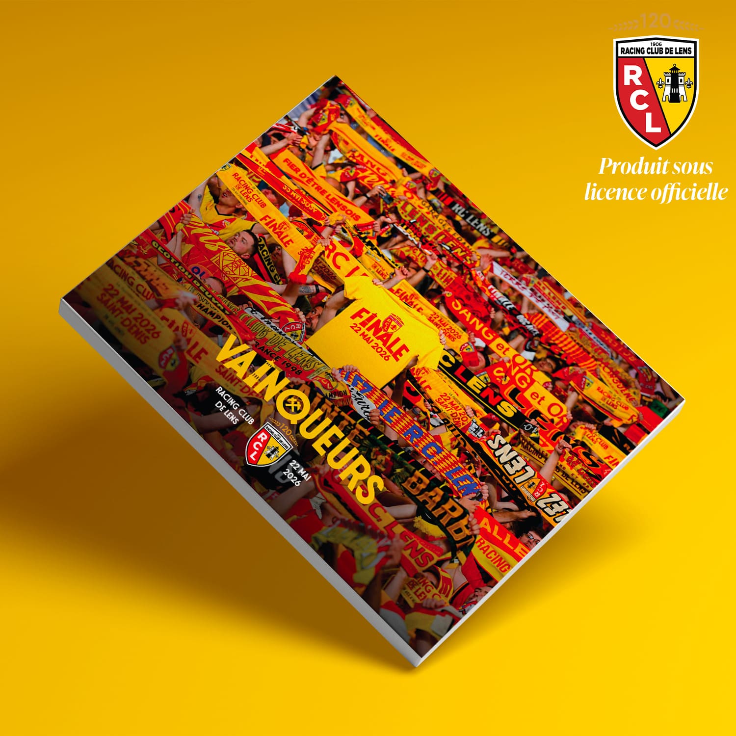 Toile RC Lens Vainqueurs 2026 – Édition Officielle