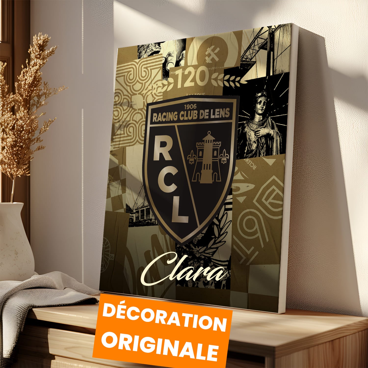 OneTrophy RC Lens - Toile Logo personnalisable - Third (120 ans)