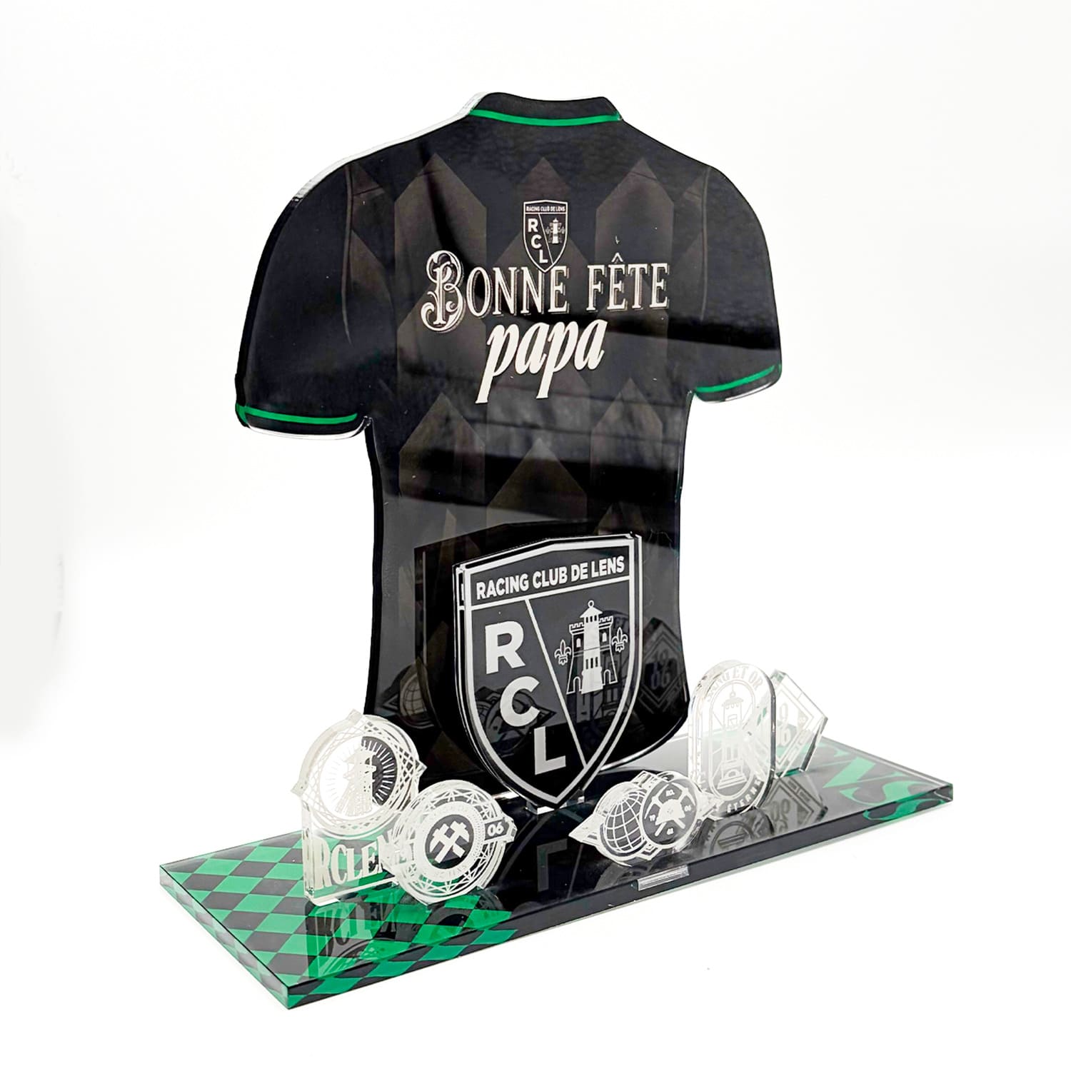 Kit Maillot RC Lens Fête des Pères (Extérieur) –  « Bonne Fête Papa » | Produit sous Licence Officielle