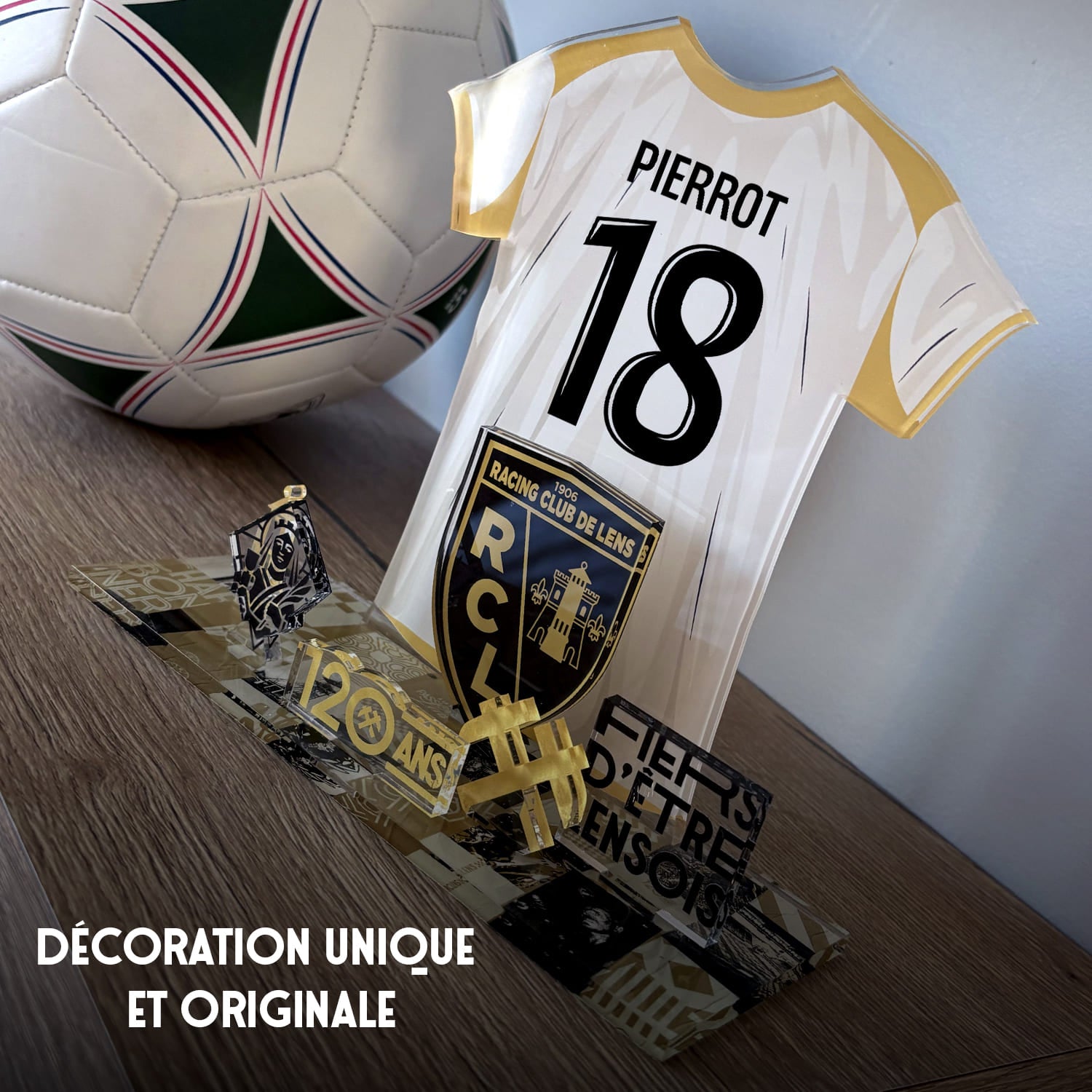 OneTrophy RC Lens - Kit Maillot à construire personnalisable – Édition 120 Ans (Third)