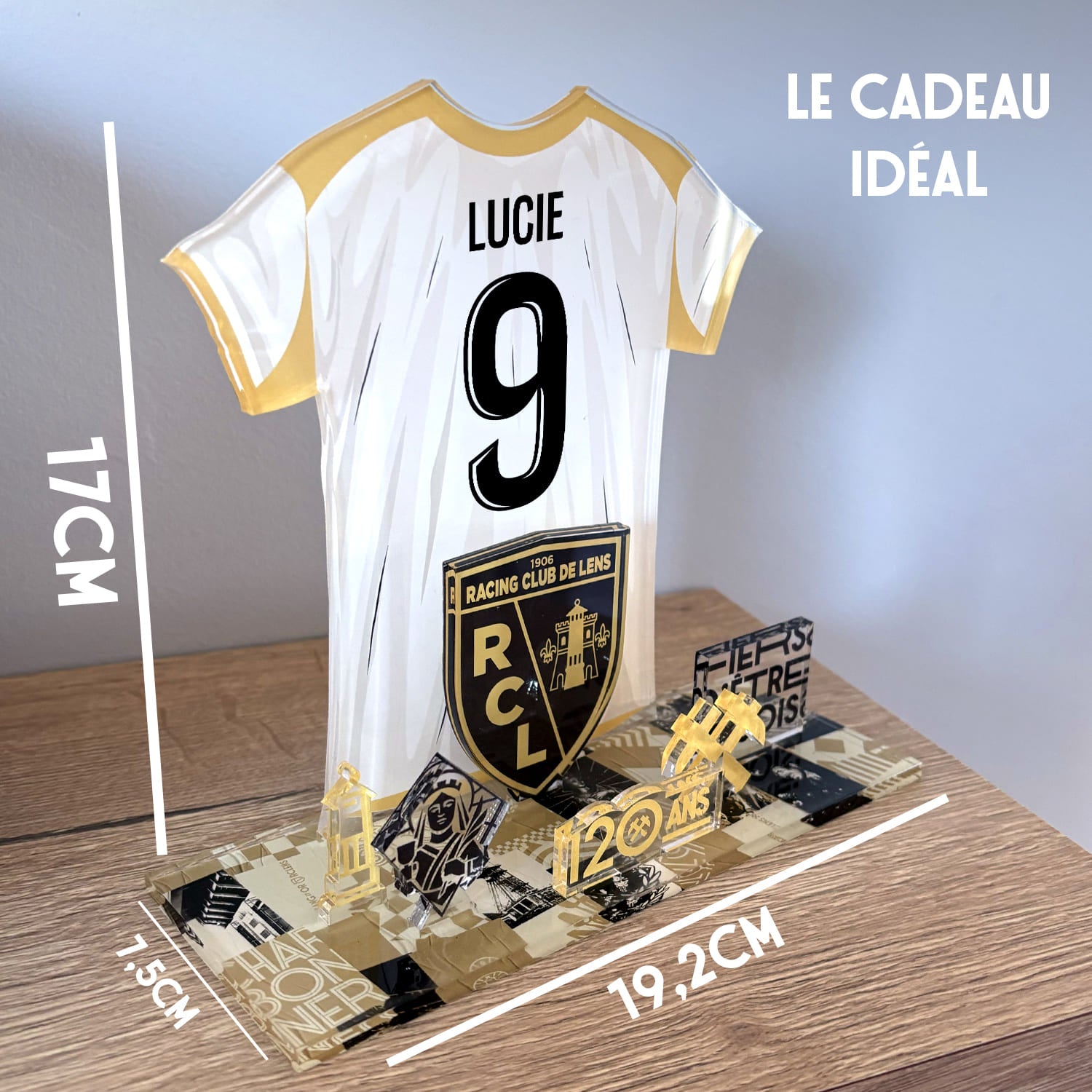 OneTrophy RC Lens - Kit Maillot à construire personnalisable – Édition 120 Ans (Third)