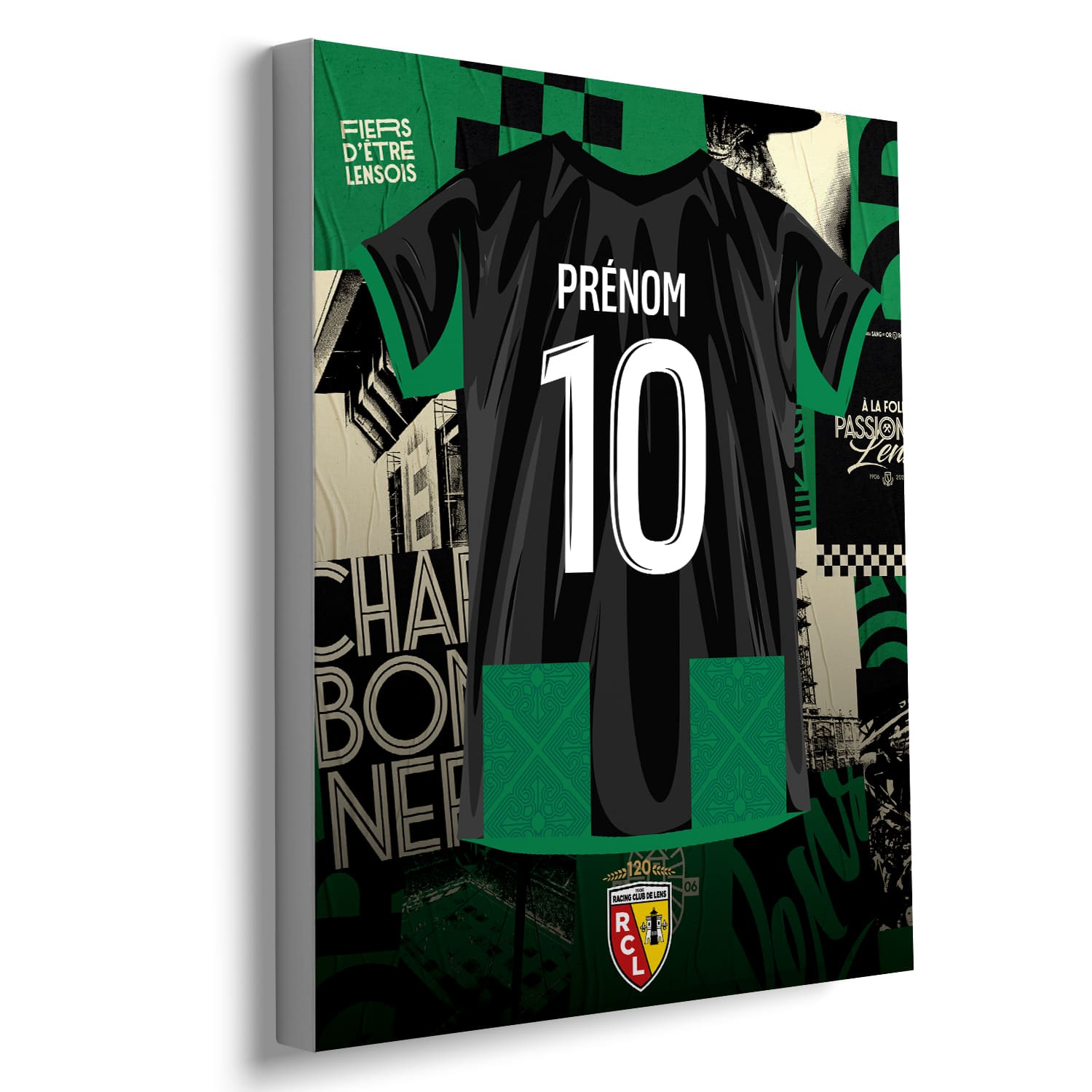 OneTrophy RC Lens - Toile maillot personnalisable - Extérieur