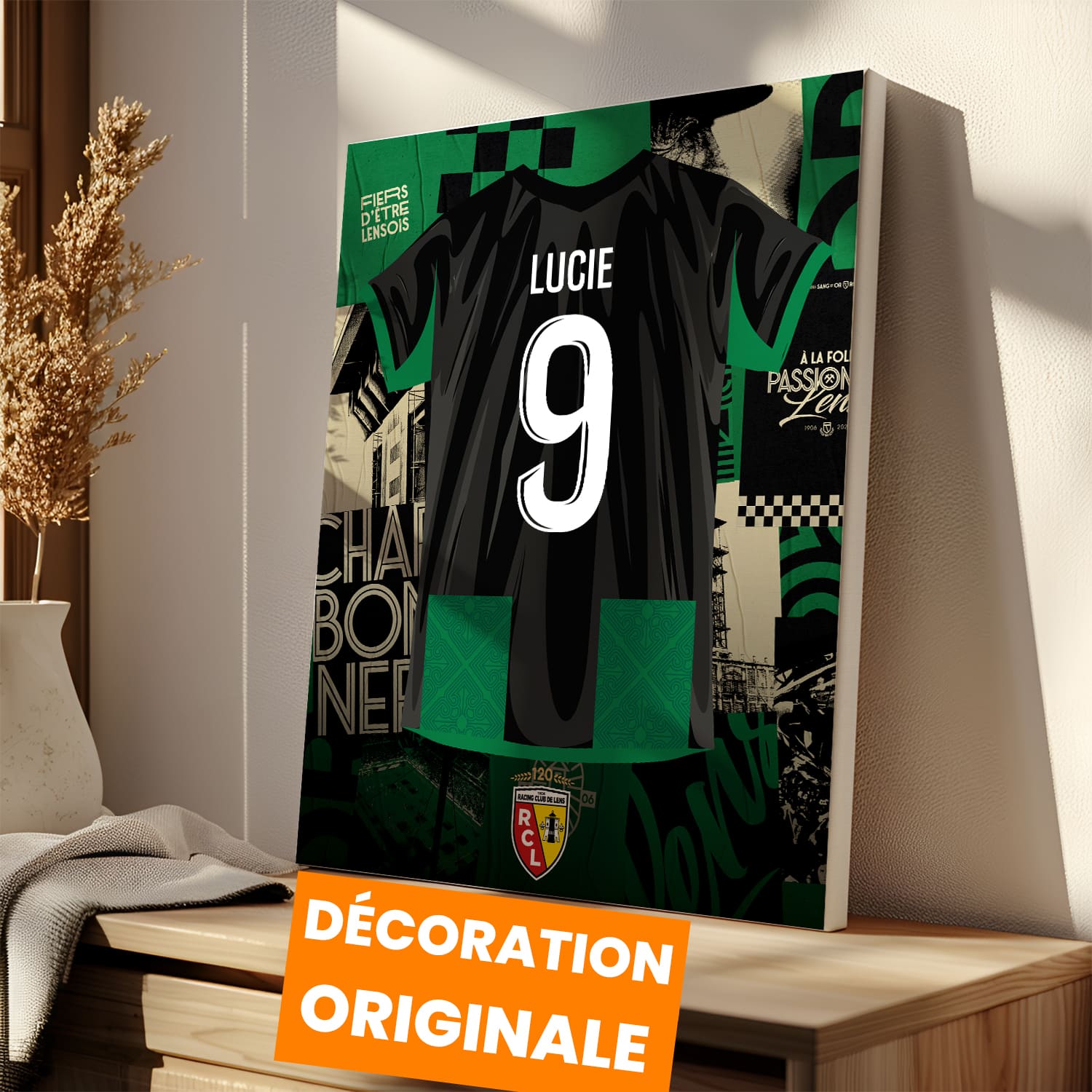 OneTrophy RC Lens - Toile maillot personnalisable - Extérieur