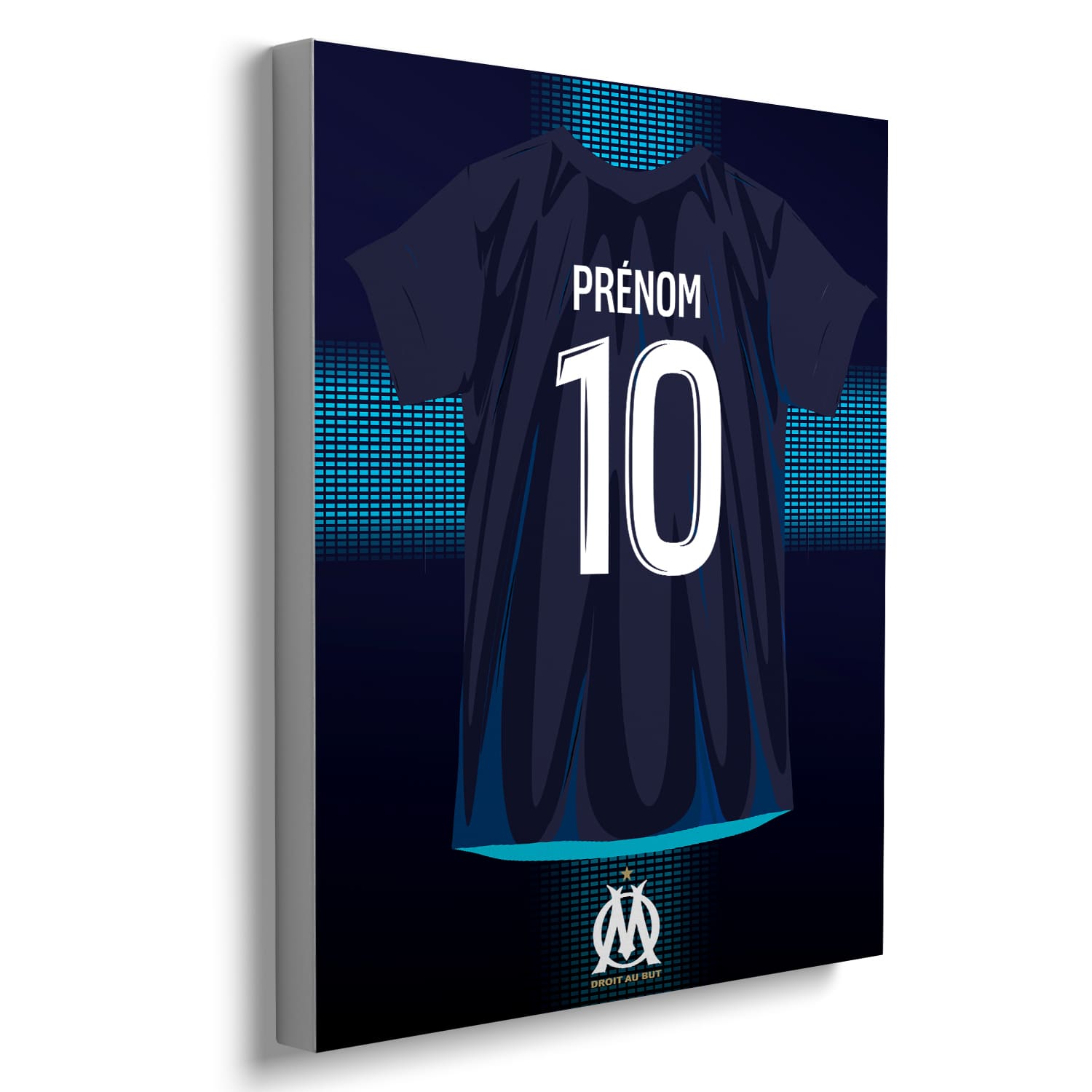 OneTrophy Olympique de Marseille - Toile Maillot personnalisable - Exterieur