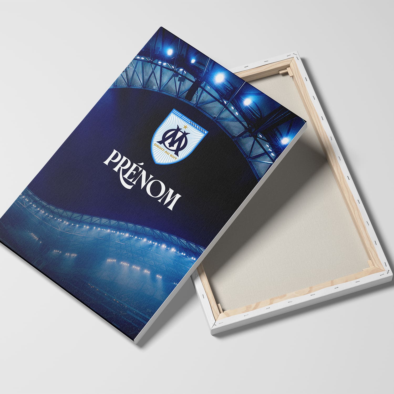 OneTrophy Olympique de Marseille - Toile personnalisable - Sous les feux du Velodrome