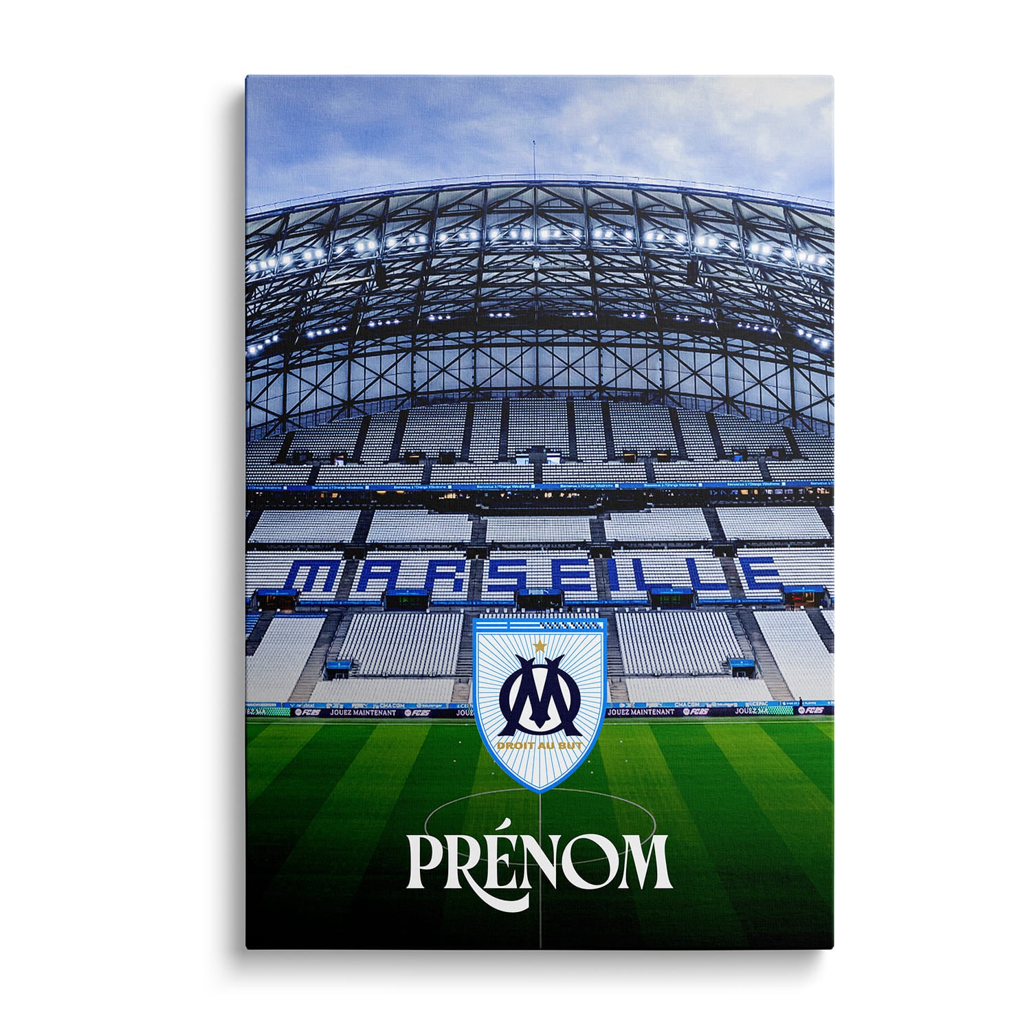 OneTrophy Olympique de Marseille - Toile personnalisable - Droit au But