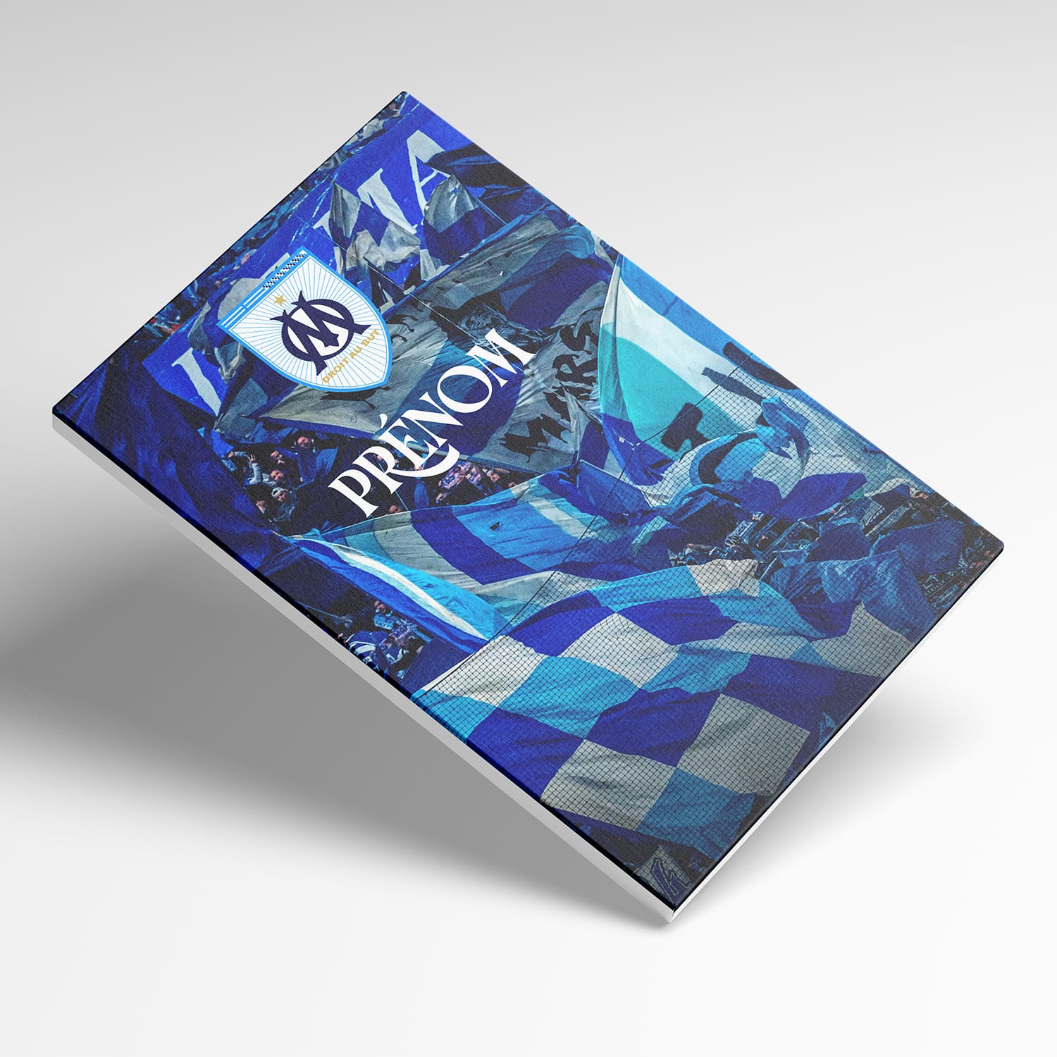 OneTrophy Olympique de Marseille - Toile personnalisable - La marée bleue et blanche