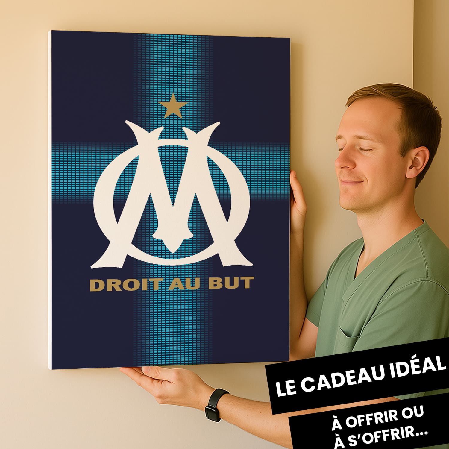 OneTrophy Olympique de Marseille - Toile Logo - Exterieur