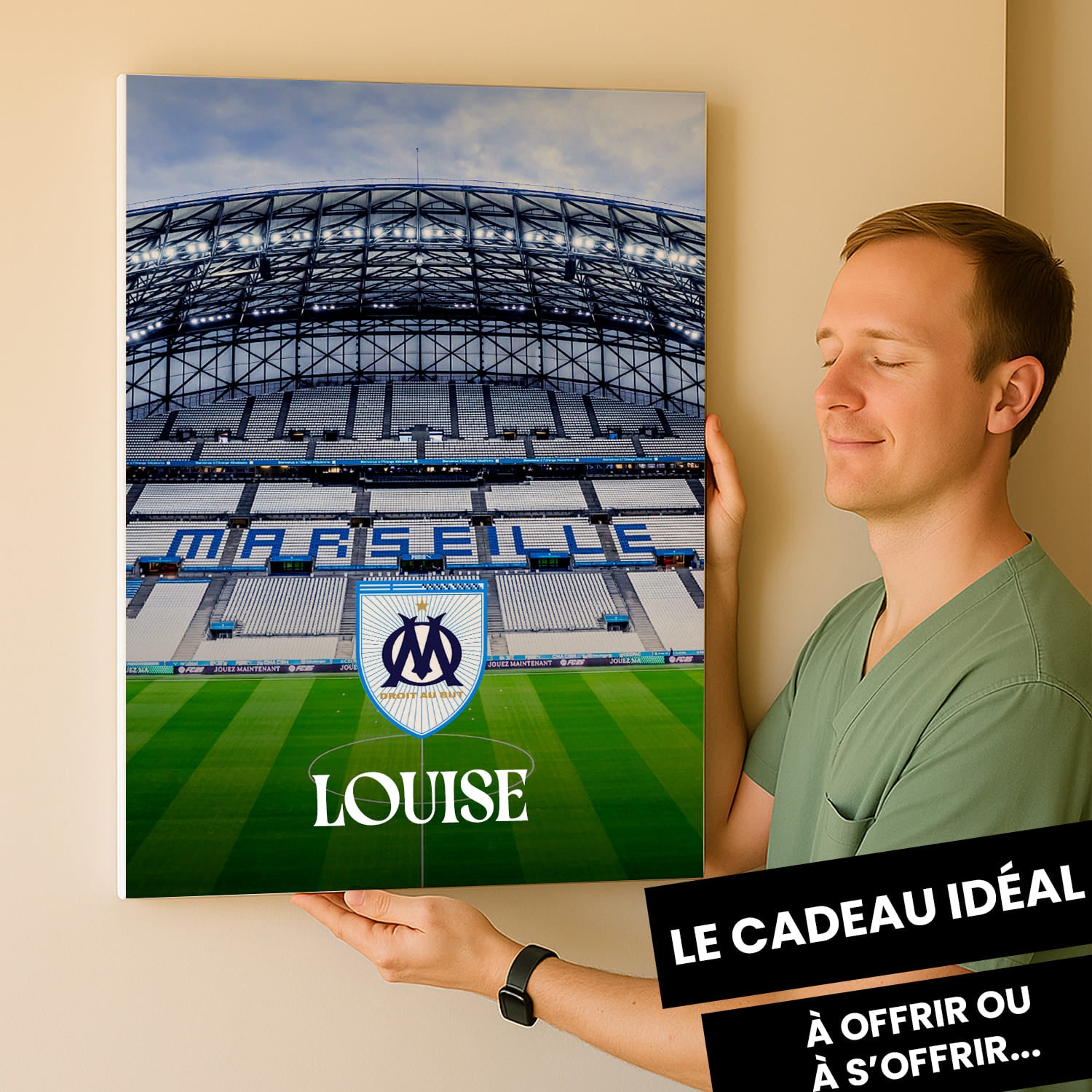 OneTrophy Olympique de Marseille - Toile personnalisable - Droit au But