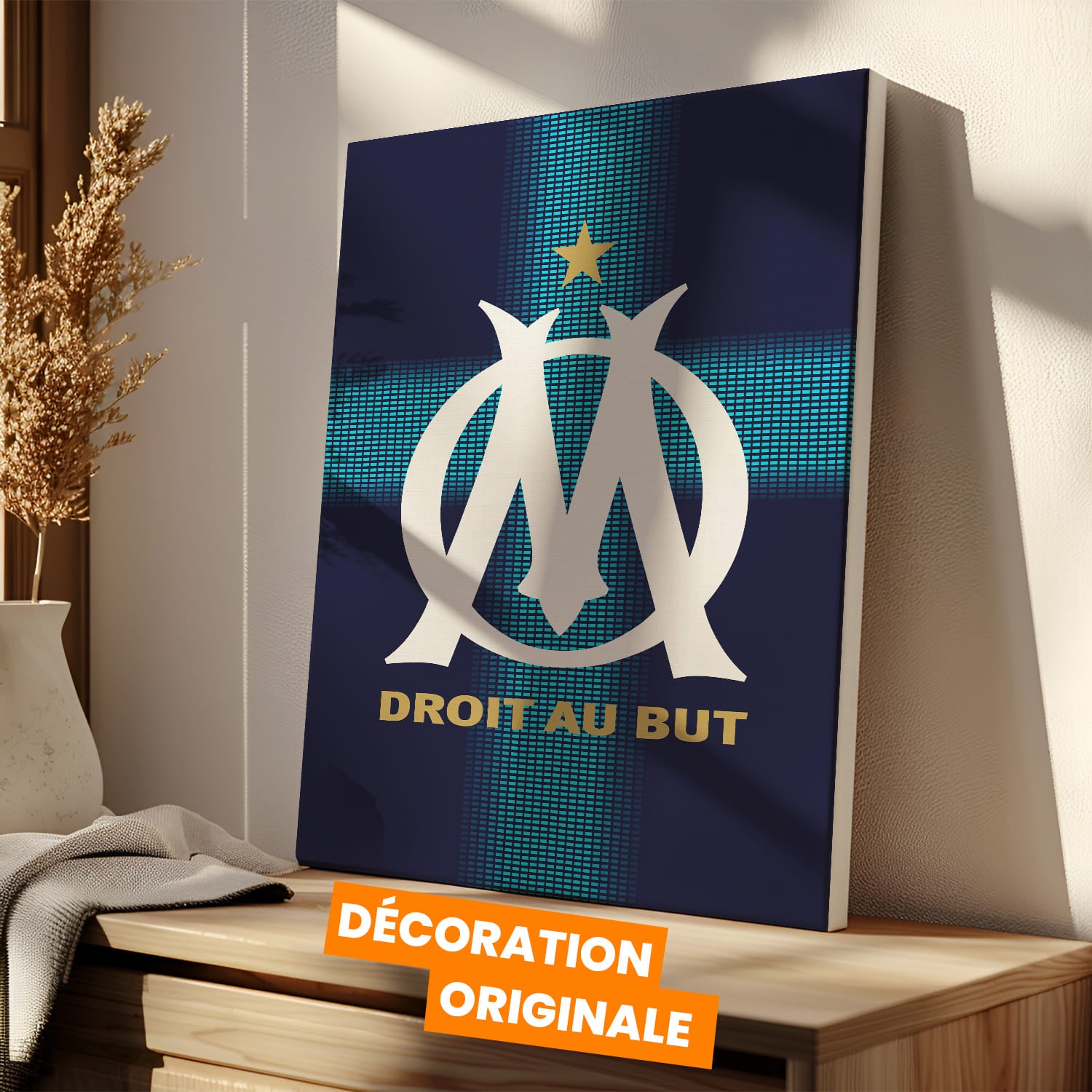 OneTrophy Olympique de Marseille - Toile Logo - Exterieur
