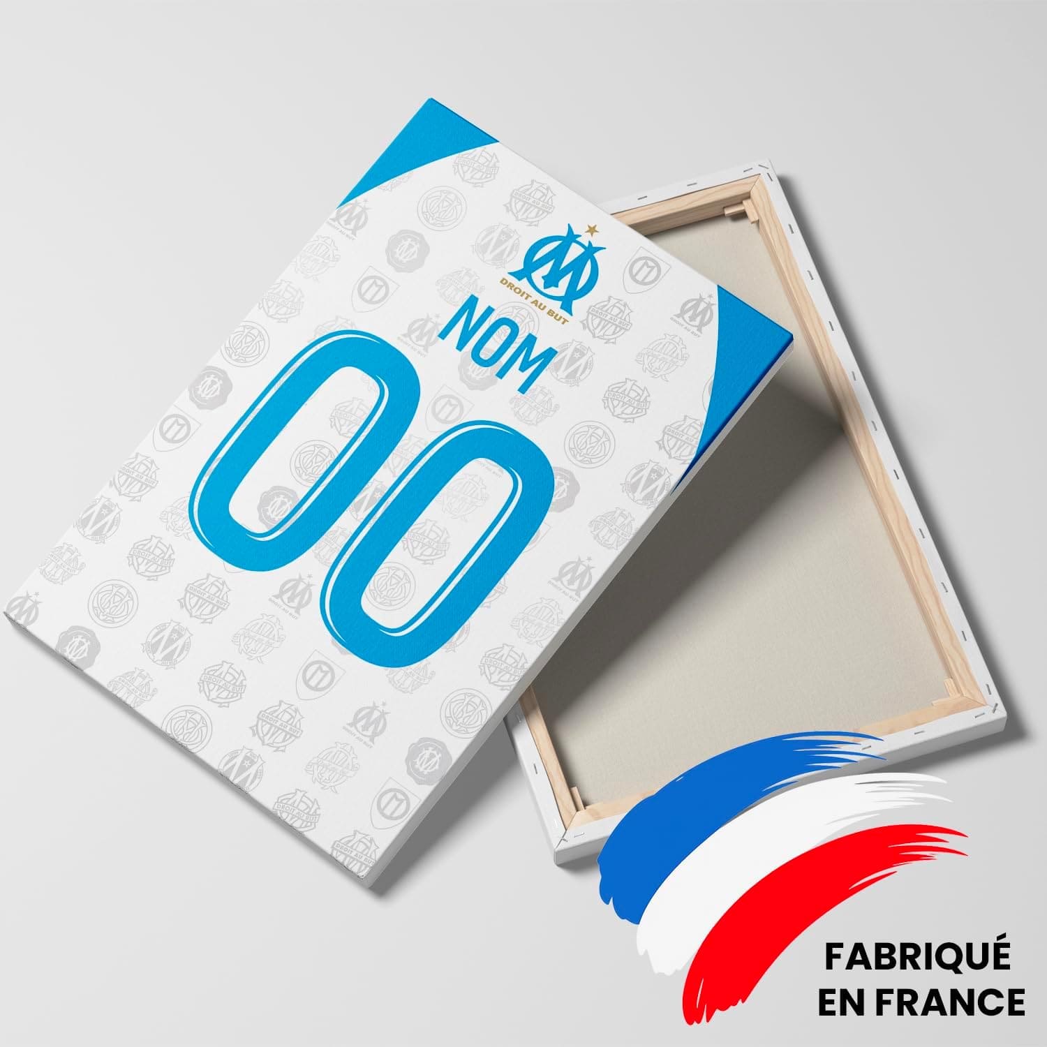 OneTrophy Olympique de Marseille - Toile personnalisable - Domicile
