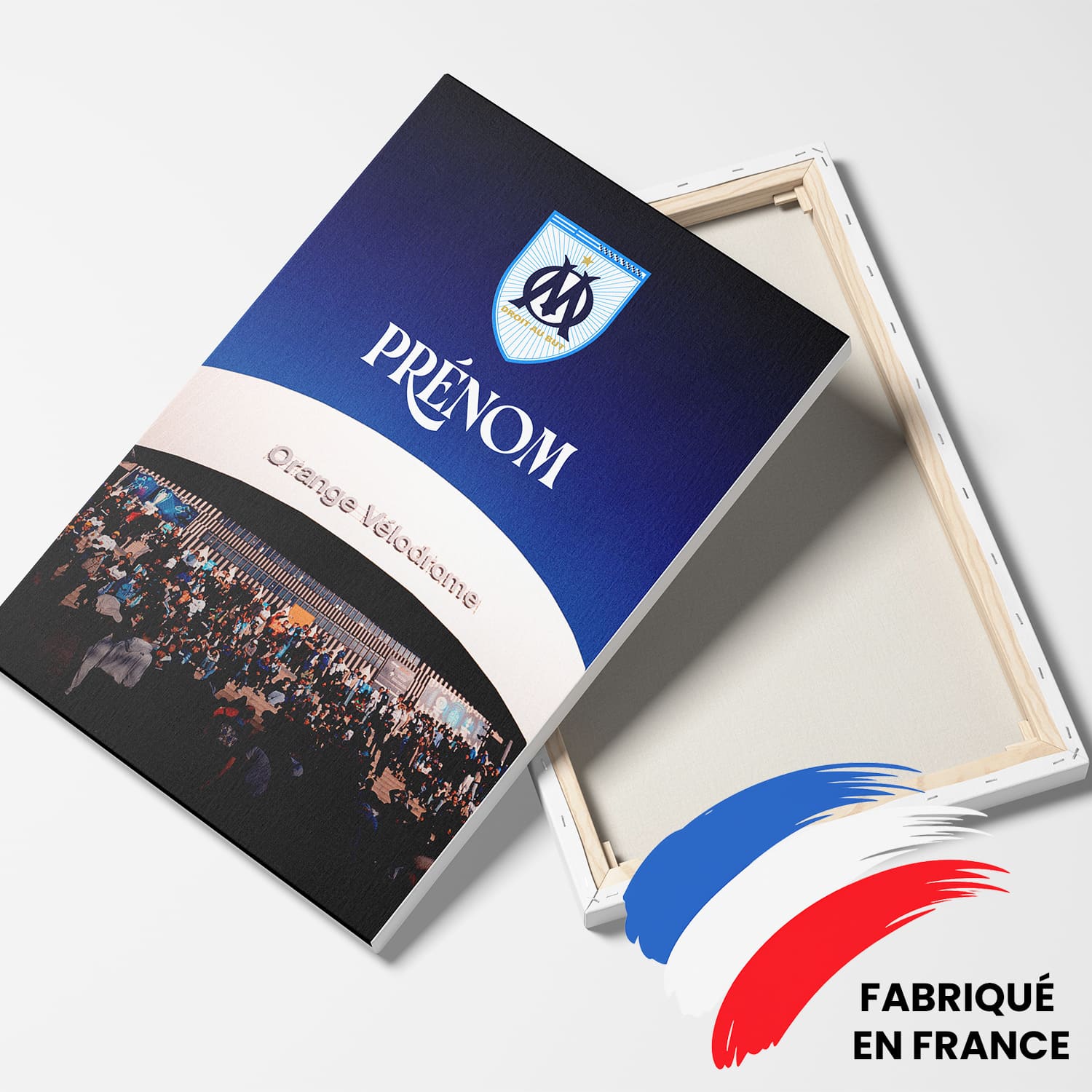 OneTrophy Olympique de Marseille - Toile personnalisable - Terre de passion