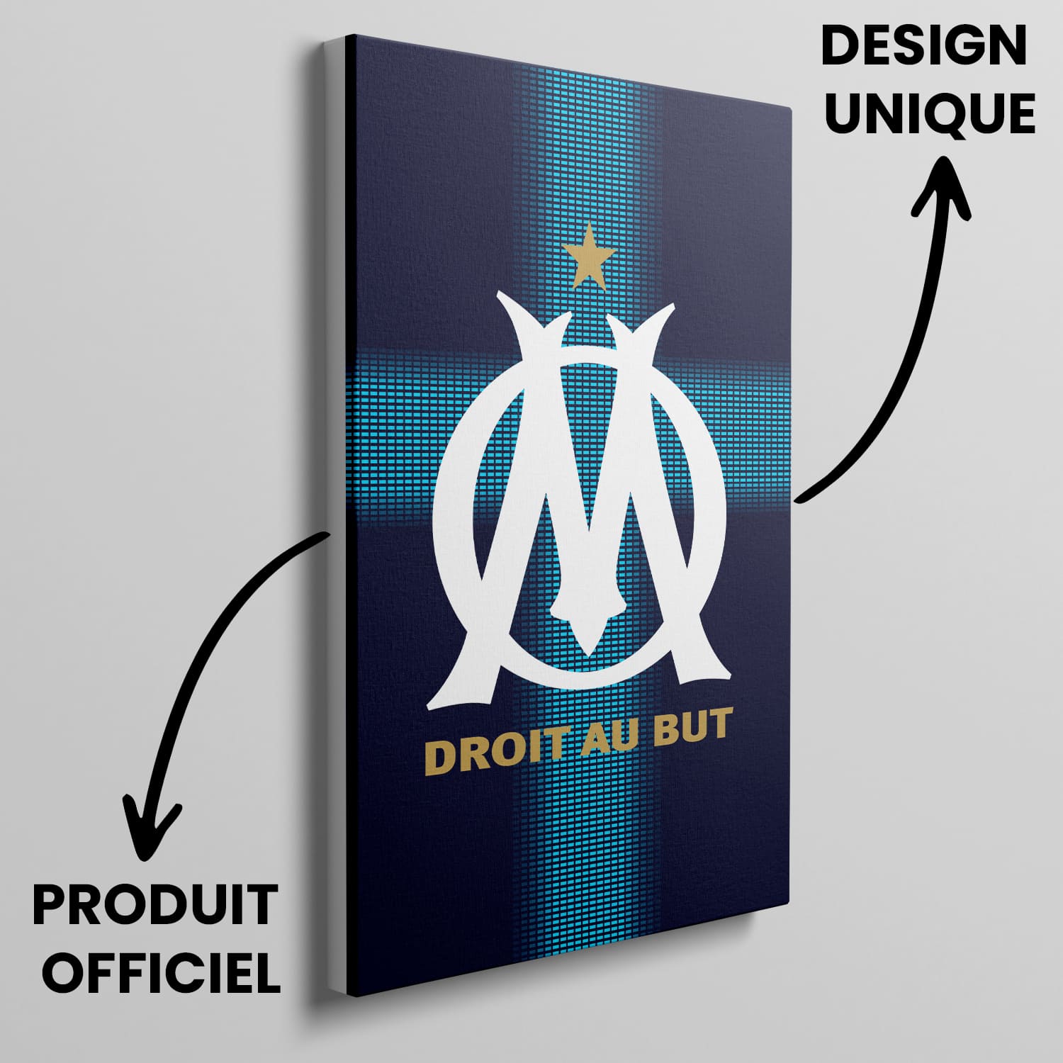 OneTrophy Olympique de Marseille - Toile Logo - Exterieur