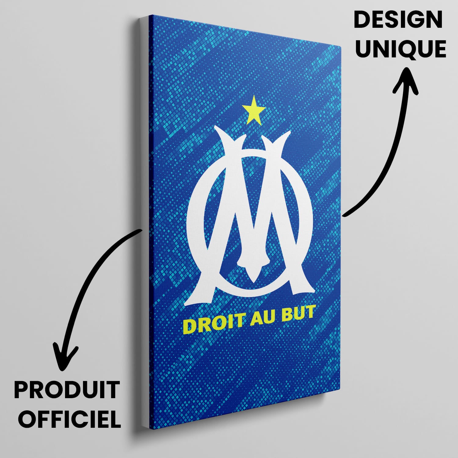 OneTrophy Olympique de Marseille - Toile Logo - Third