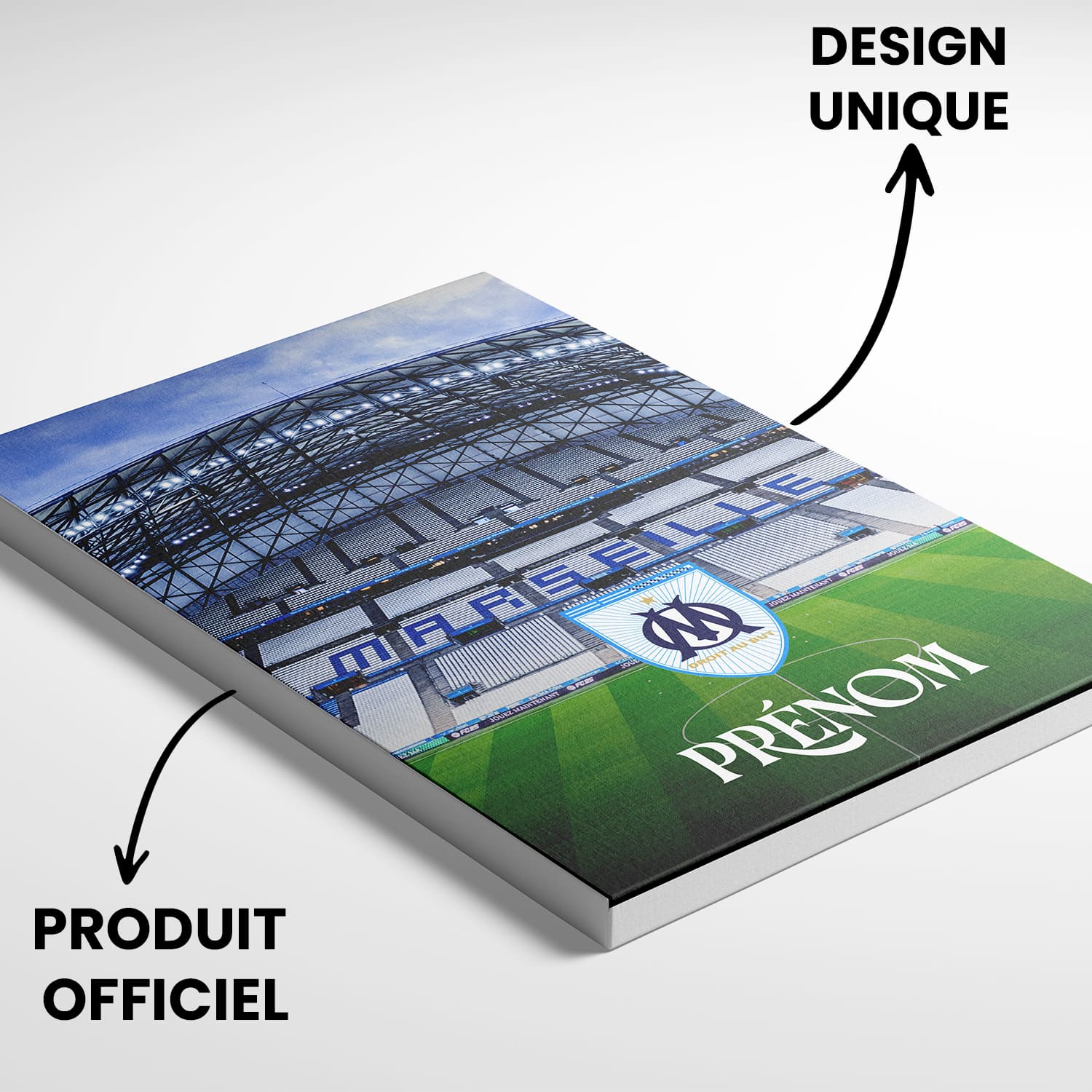 OneTrophy Olympique de Marseille - Toile personnalisable - Droit au But